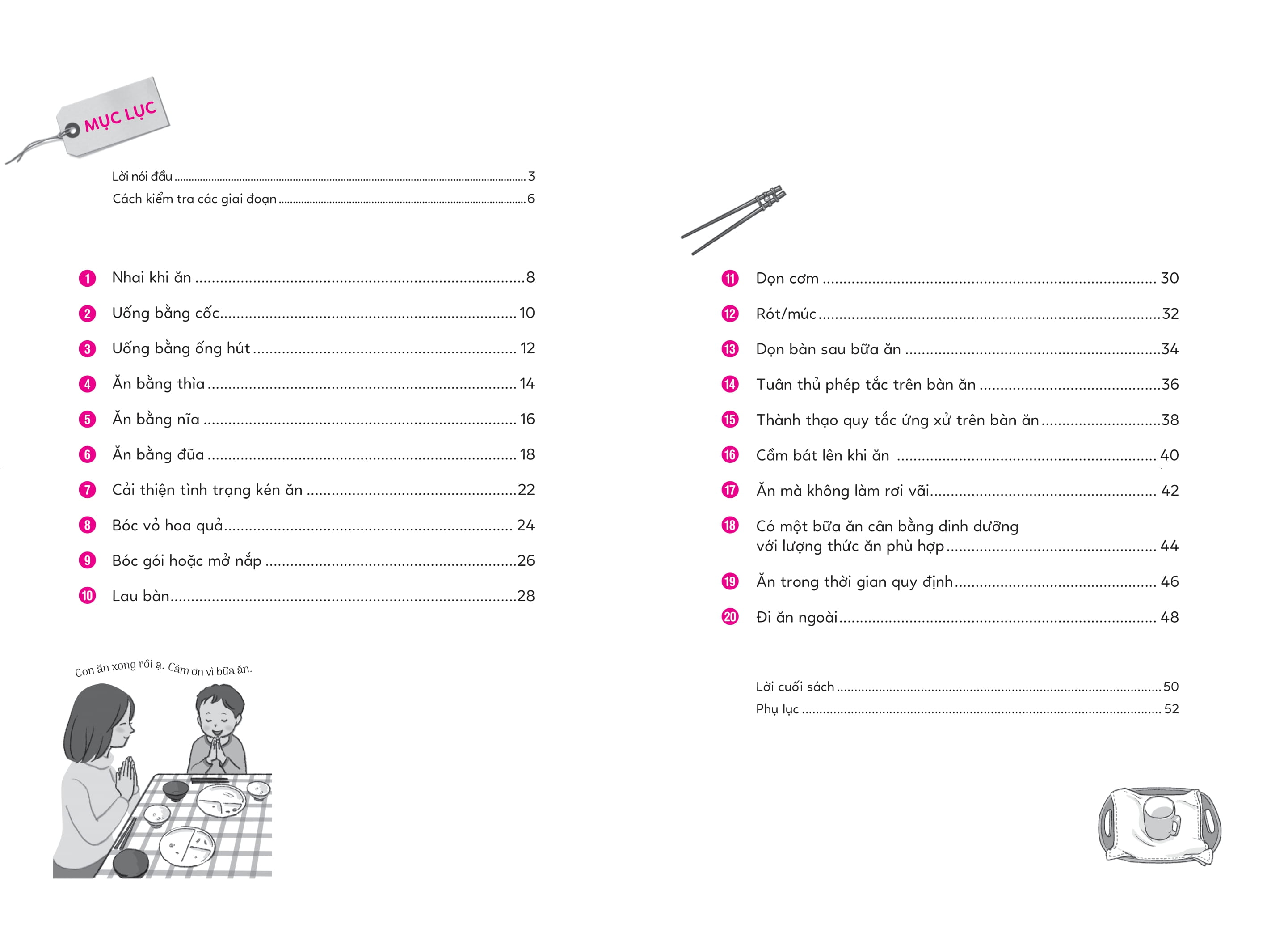 rèn nền nếp, cùng con khôn lớn - tập 1 - kĩ năng ăn uống