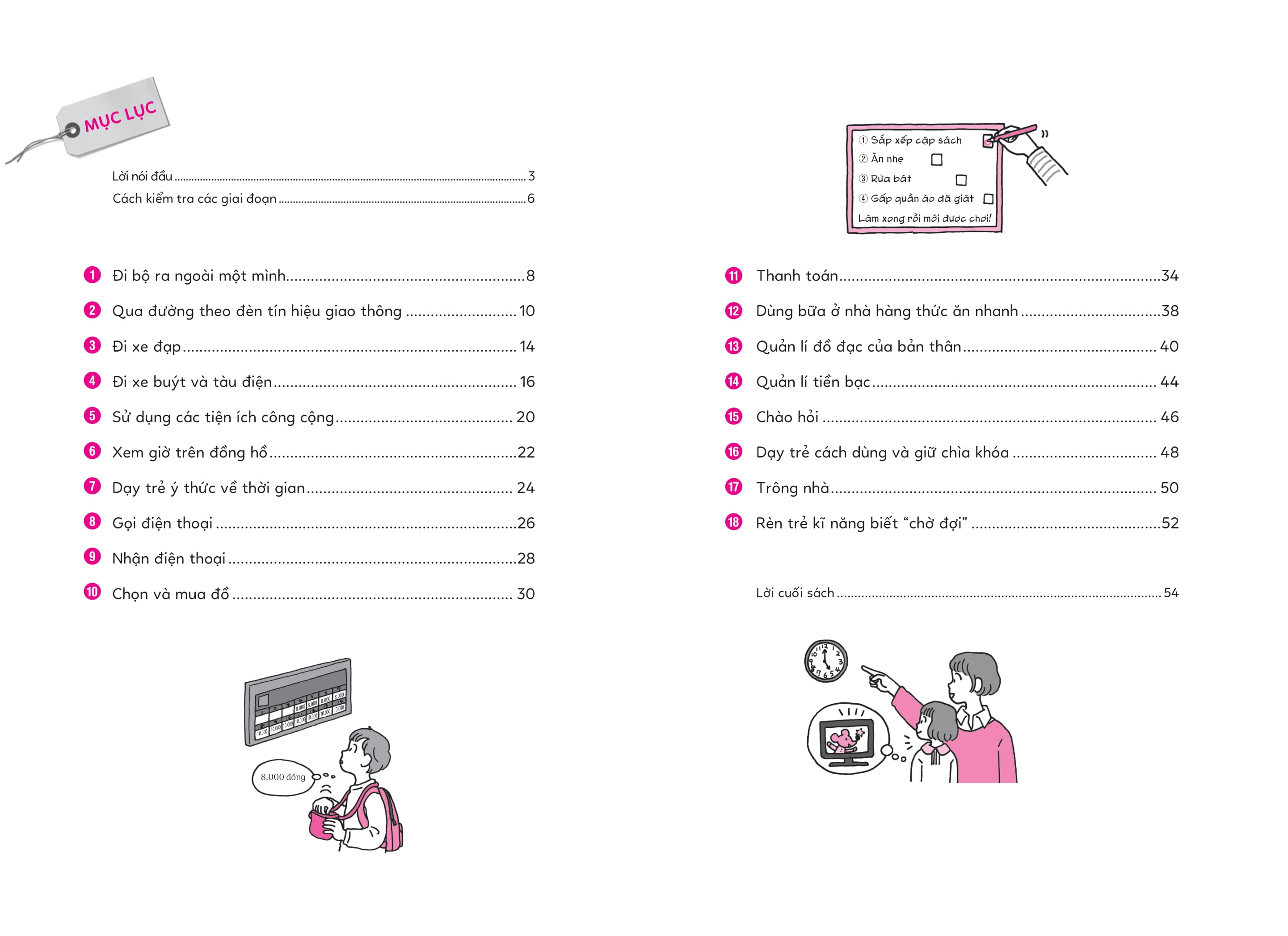 rèn nền nếp, cùng con khôn lớn - tập 6 - kĩ năng khi đi ra ngoài