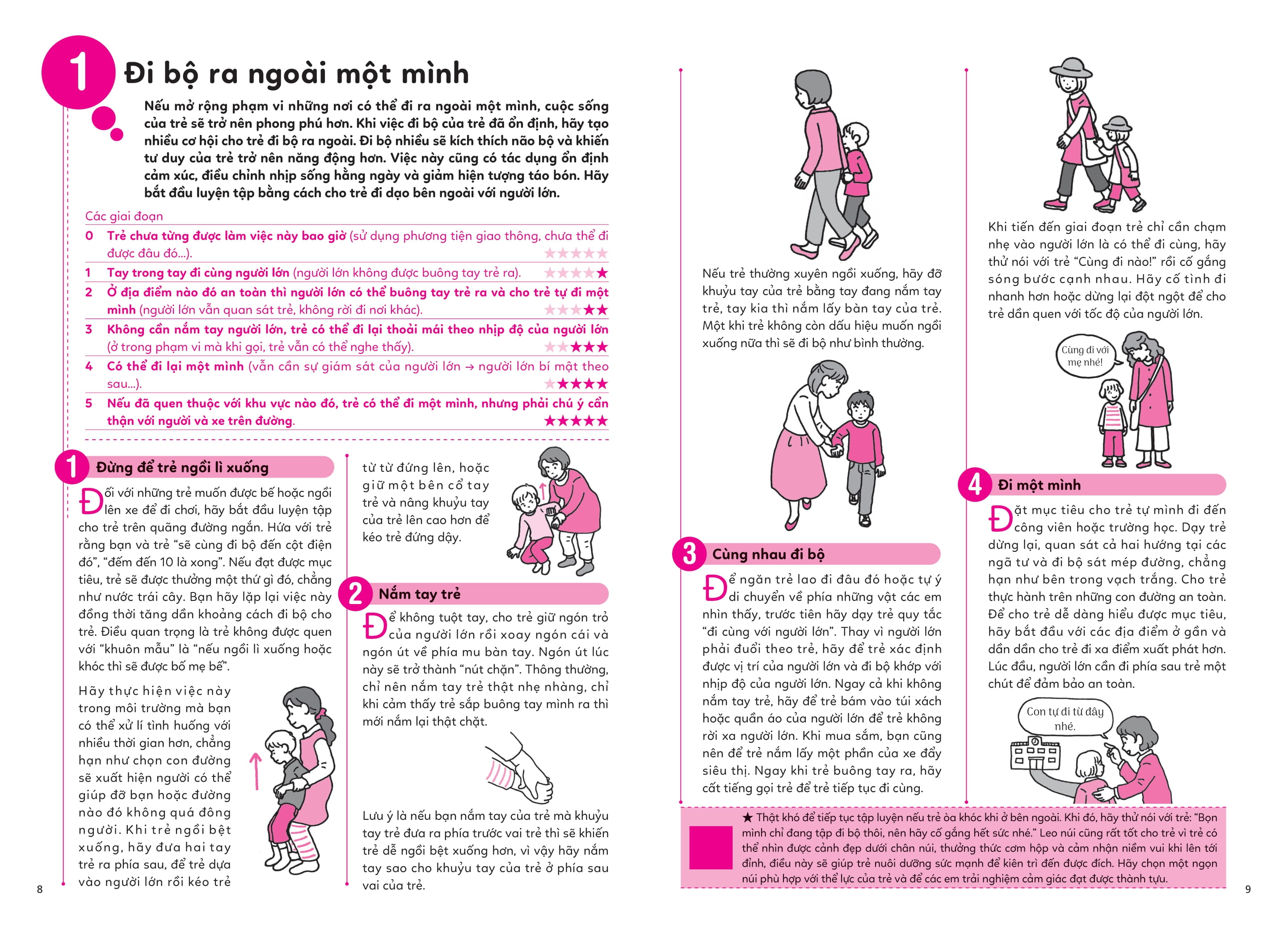 rèn nền nếp, cùng con khôn lớn - tập 6 - kĩ năng khi đi ra ngoài