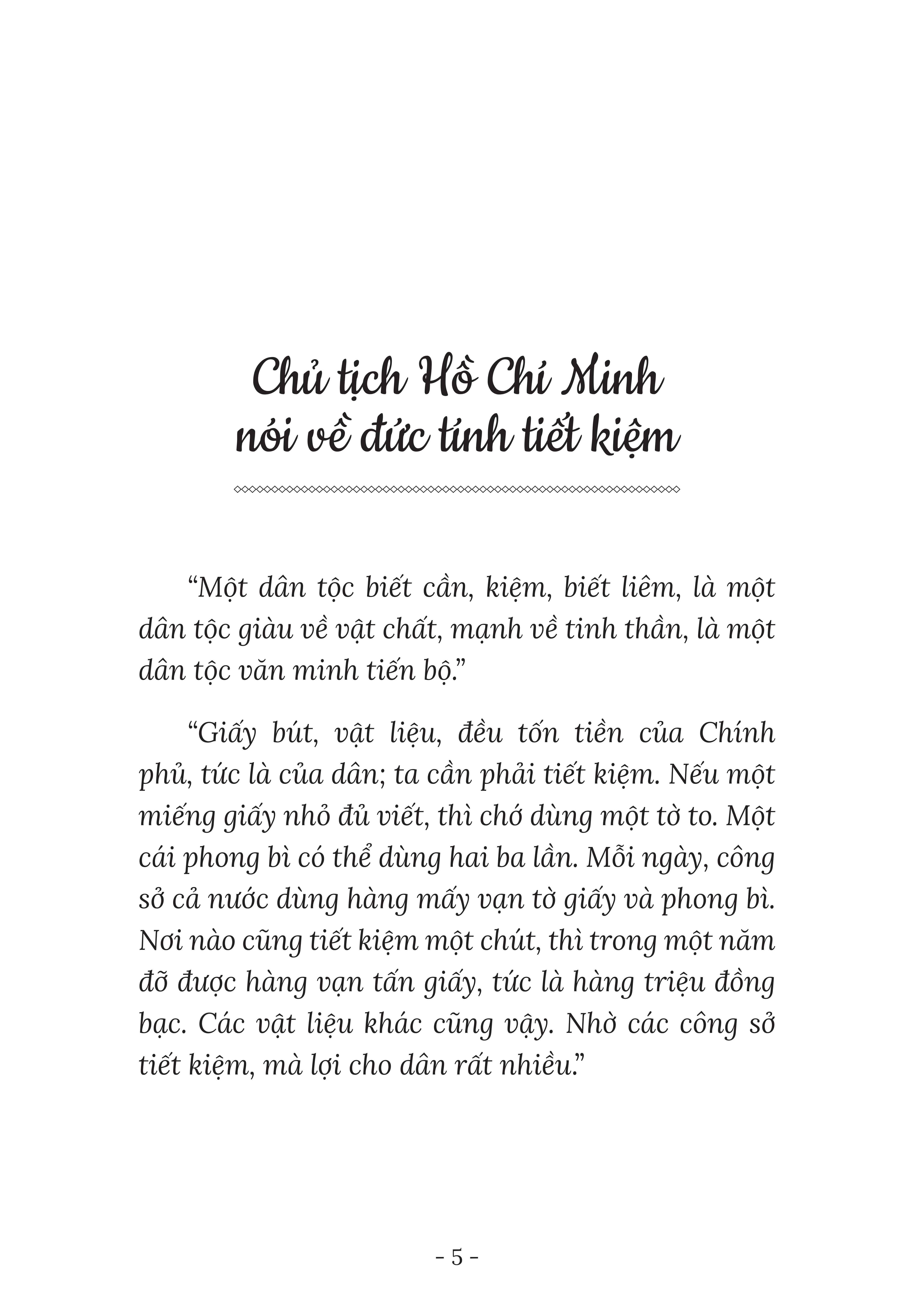 rèn nhân cách - luyện tài năng - bác hồ - tấm gương tiết kiệm