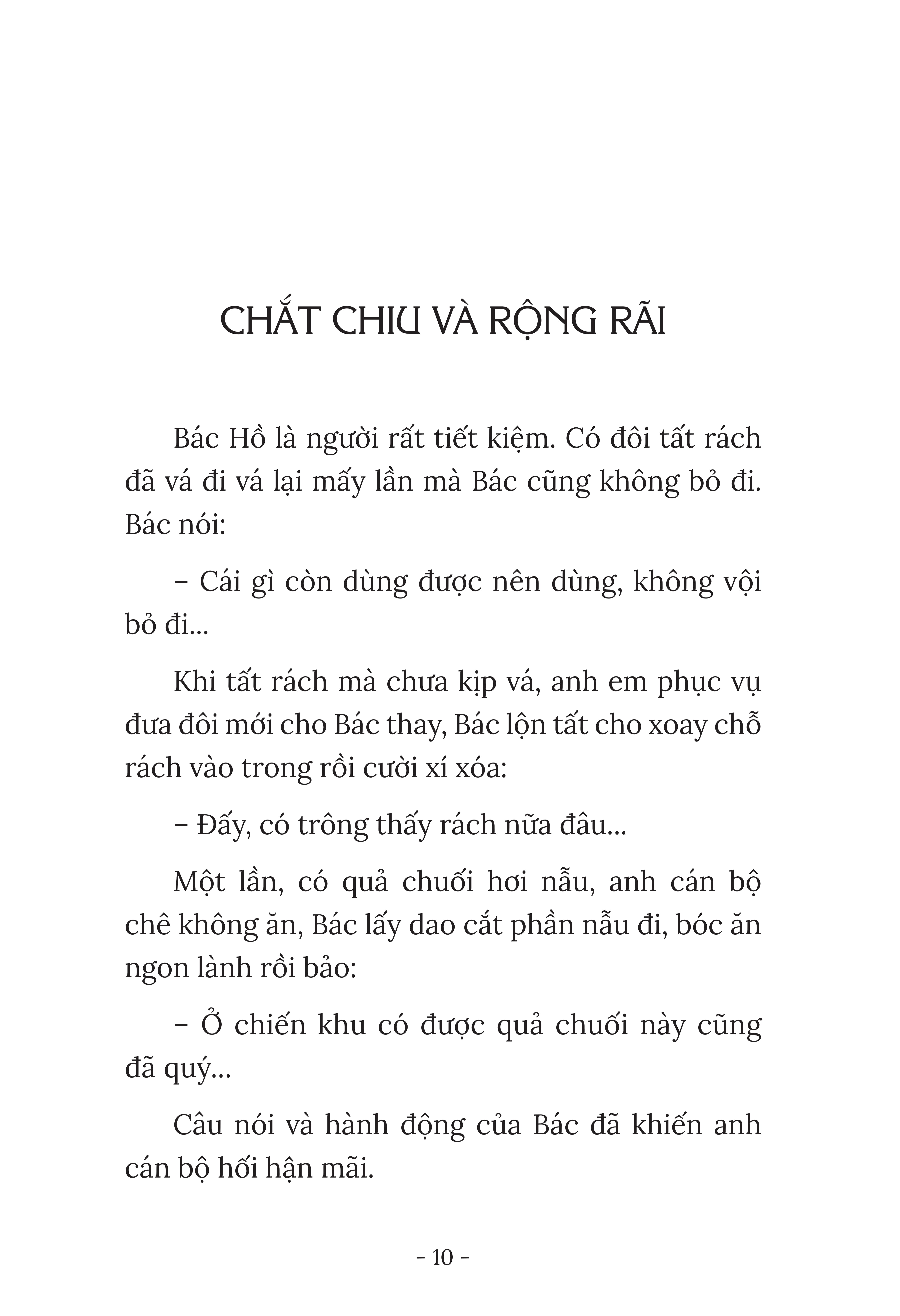 rèn nhân cách - luyện tài năng - bác hồ - tấm gương tiết kiệm