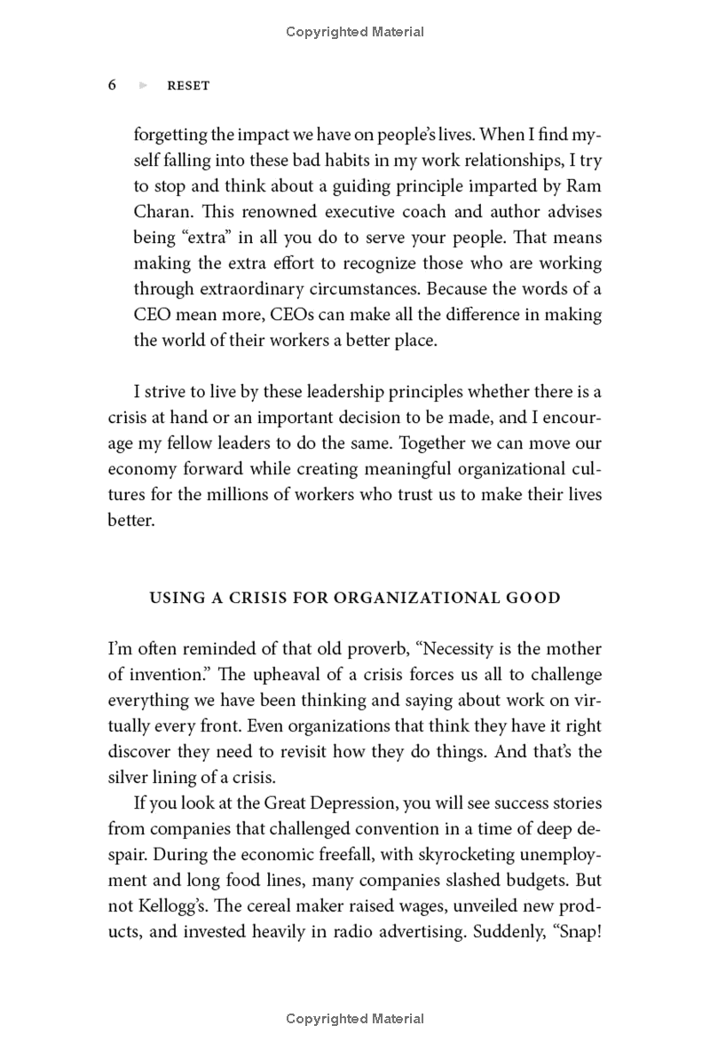 reset: a leaderℹs guide to work in an age of upheaval