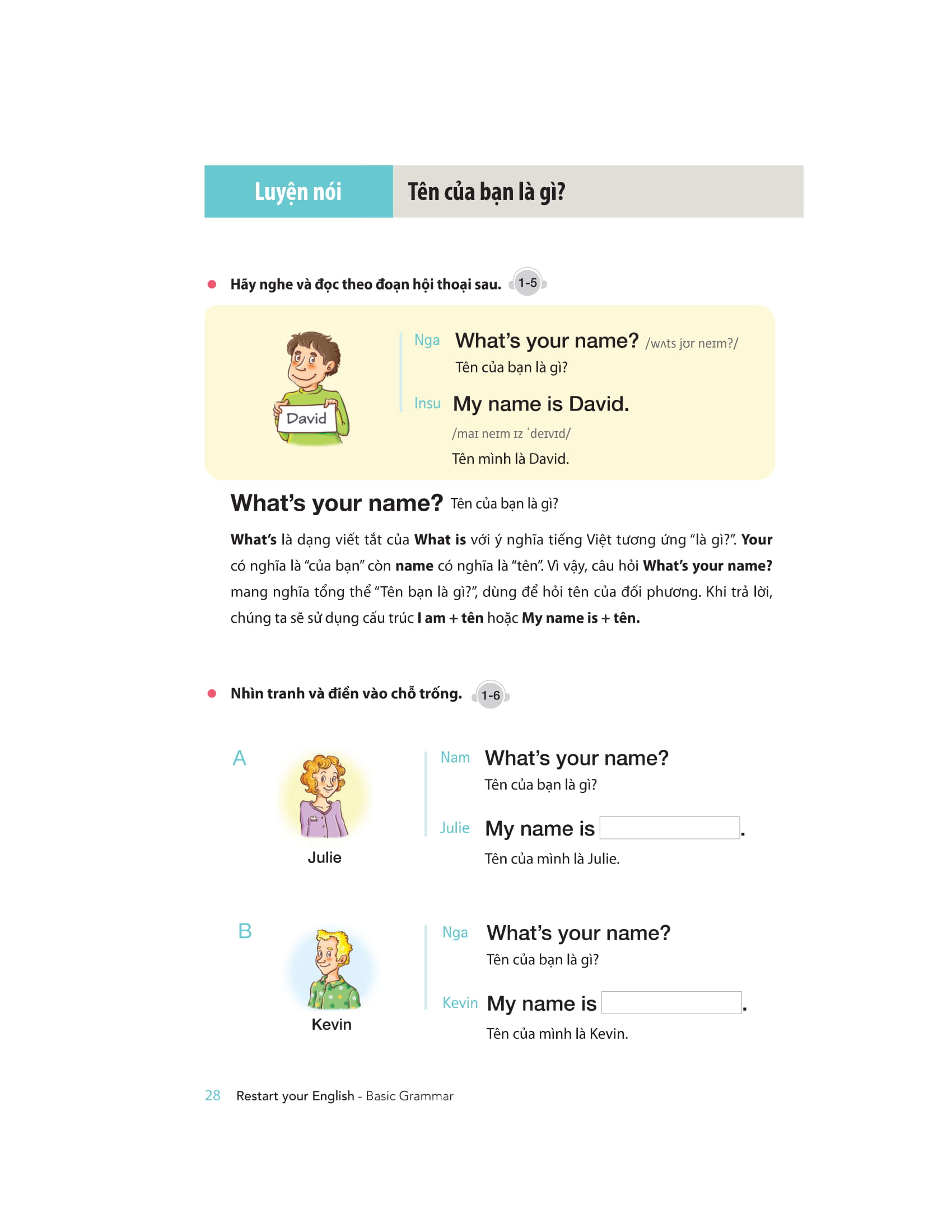 restart your english - basic grammar - yêu lại tiếng anh từ đầu
