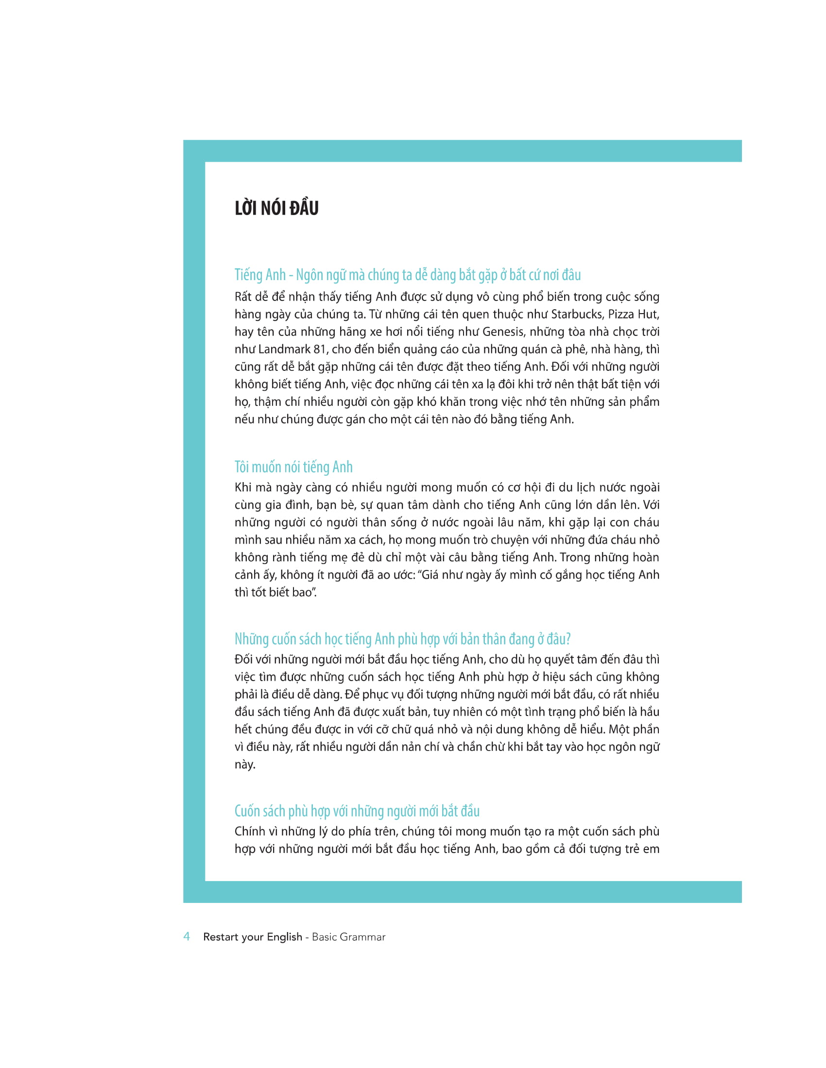 restart your english - basic grammar - yêu lại tiếng anh từ đầu