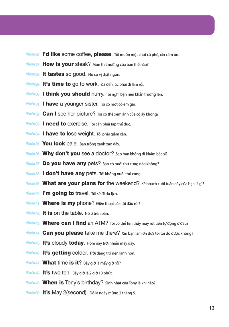 restart your english - daily life - yêu lại tiếng anh từ đầu