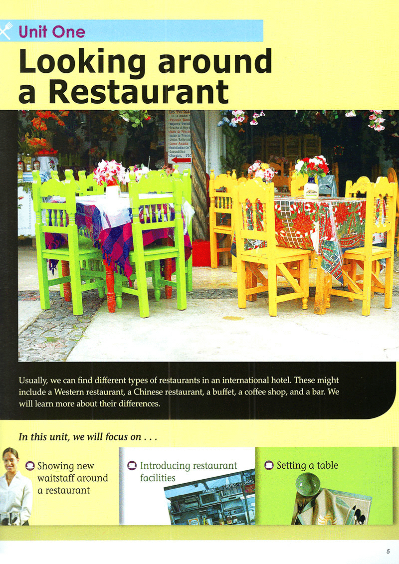 restaurant english