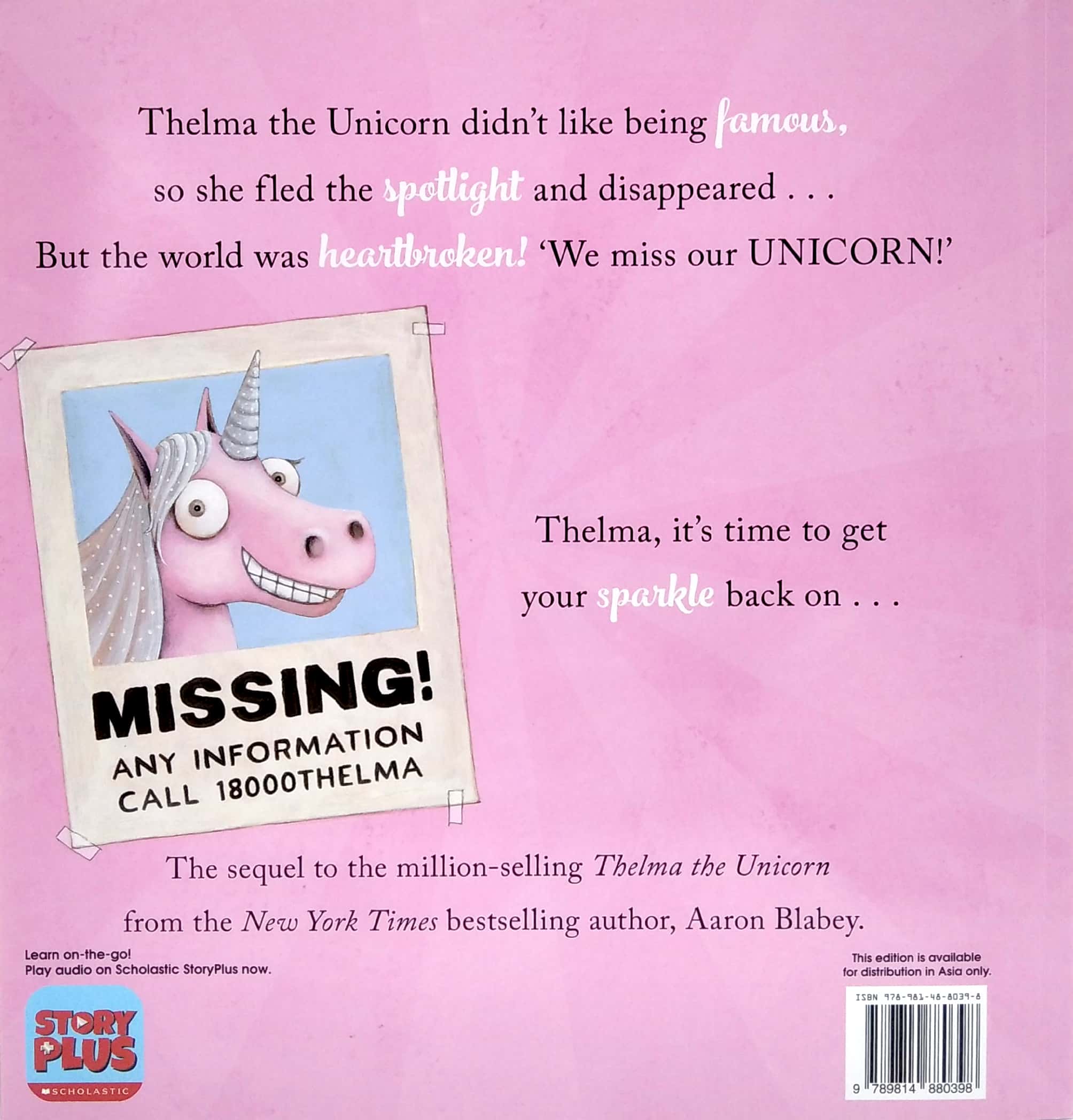 return of thelma the unicorn (with storyplus)