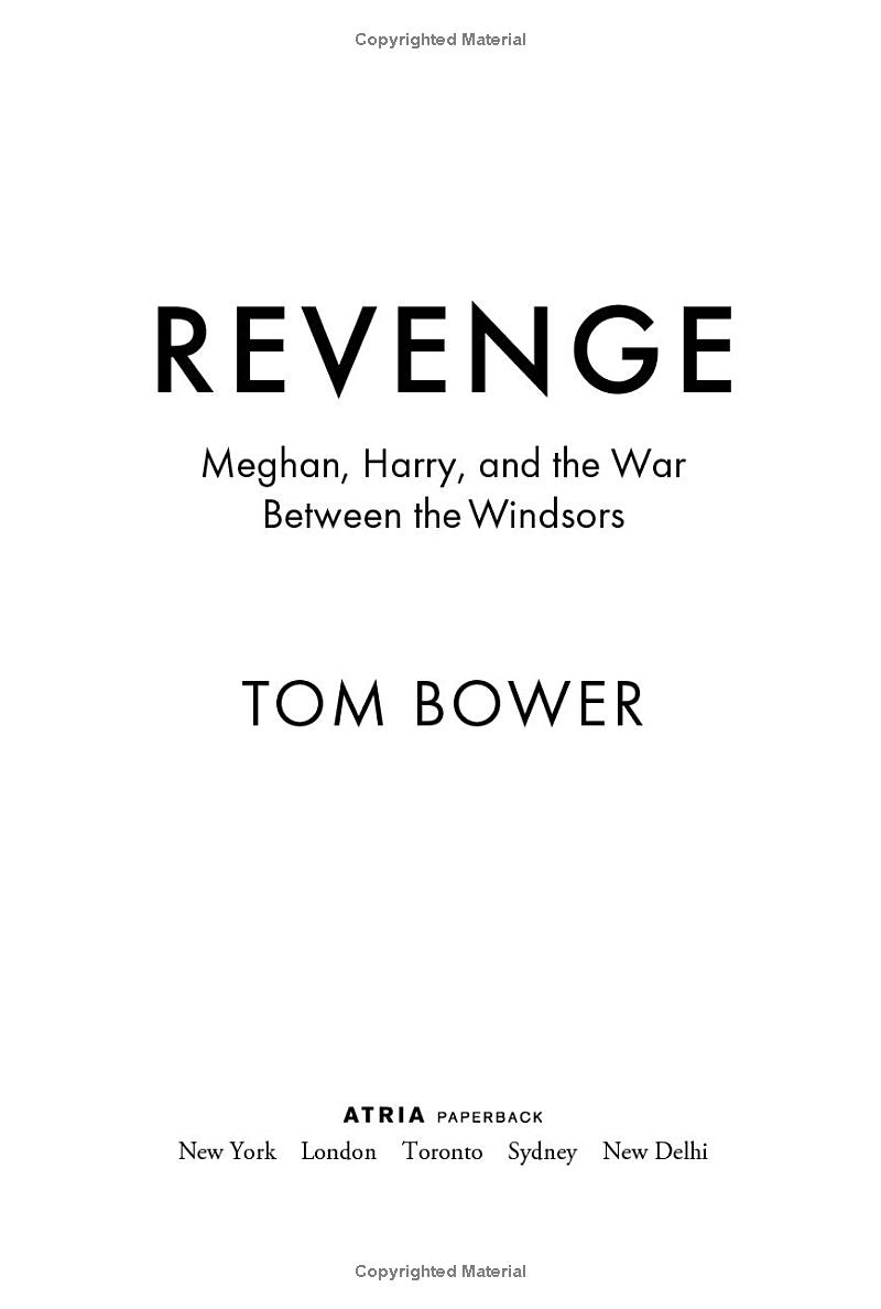 revenge - meghan, harry and the war between the windsors