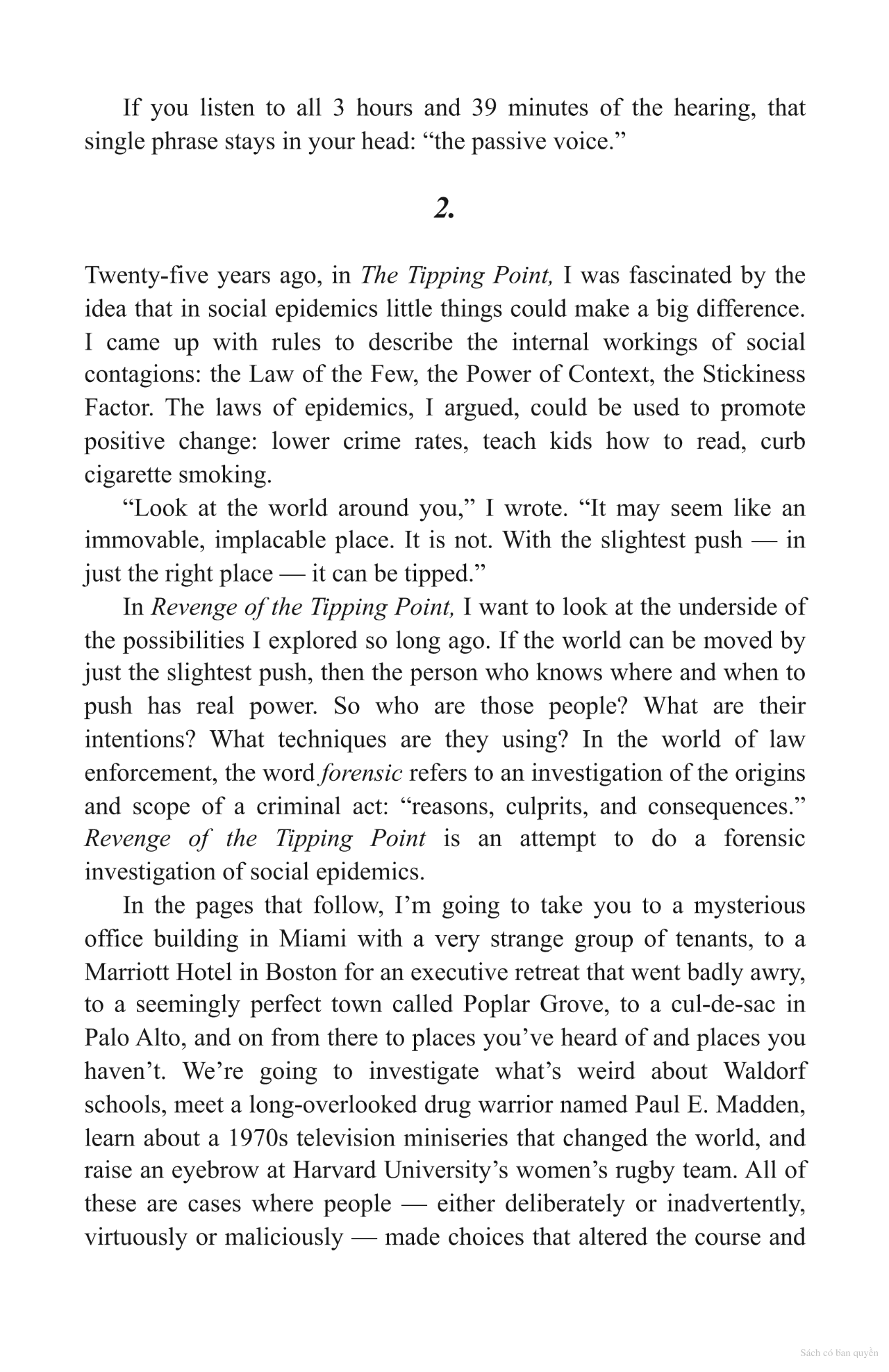 Revenge Of The Tipping Point