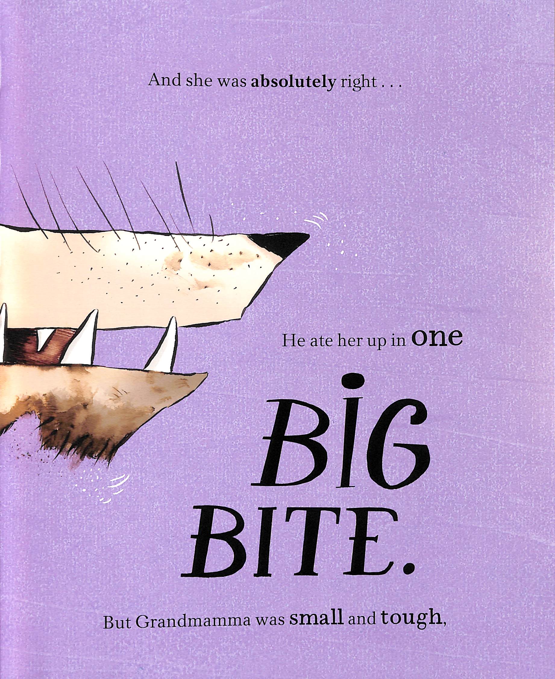 revolting rhymes - little red riding hood and the wolf