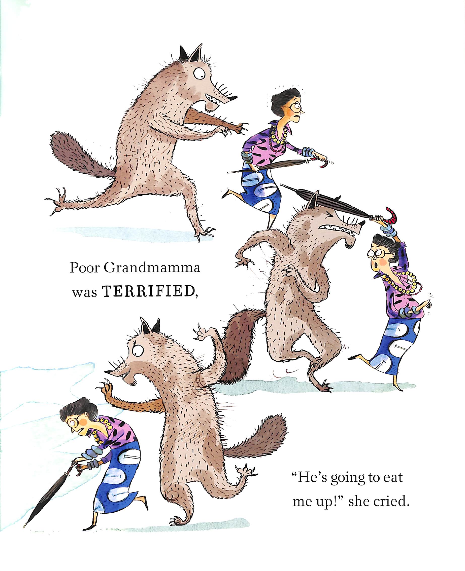 revolting rhymes - little red riding hood and the wolf