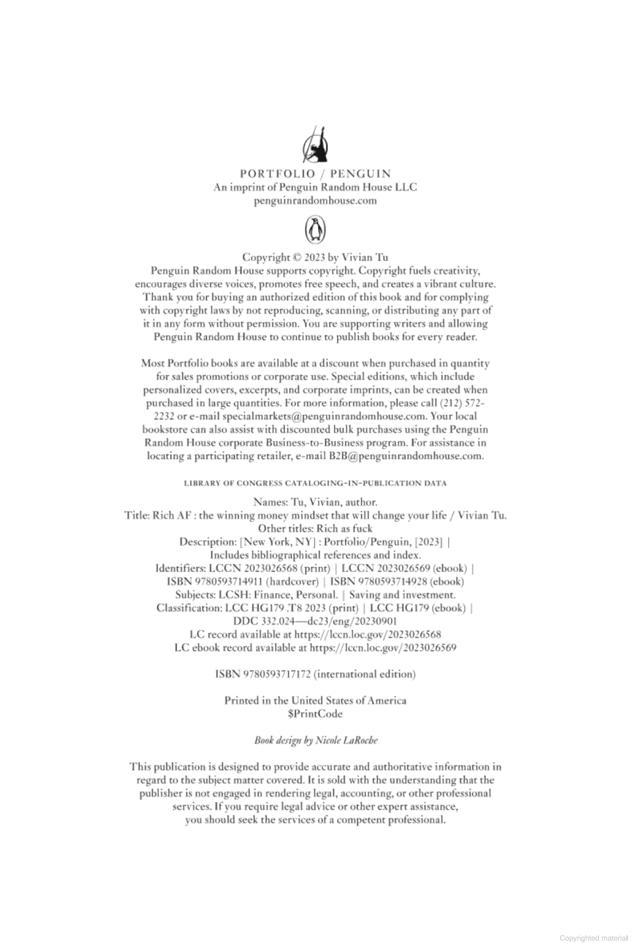 rich af - the winning money mindset that will change your life