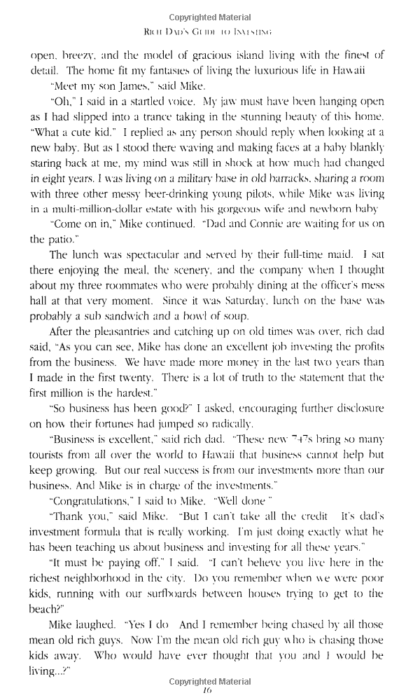 rich dad's guide to investing (intl)