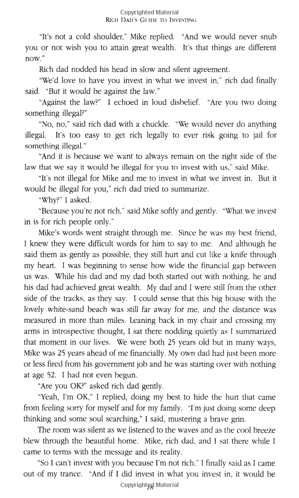 rich dad's guide to investing (intl)