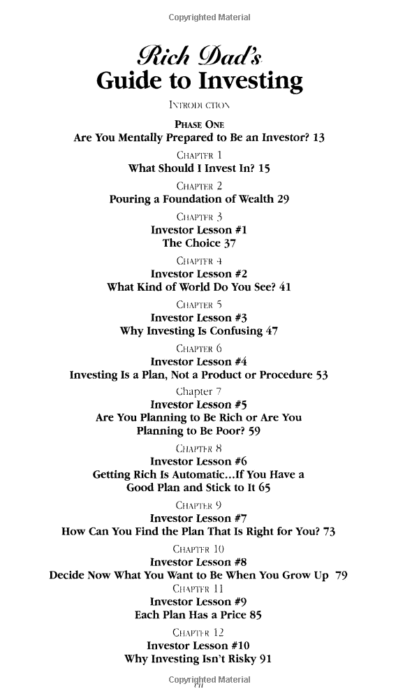 rich dad's guide to investing (intl)