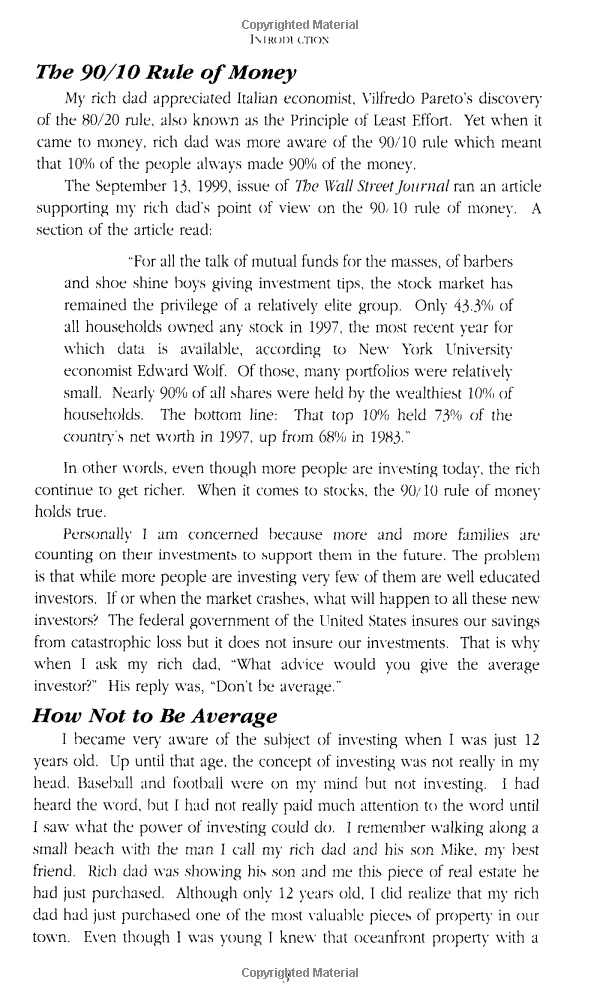 rich dad's guide to investing (intl)