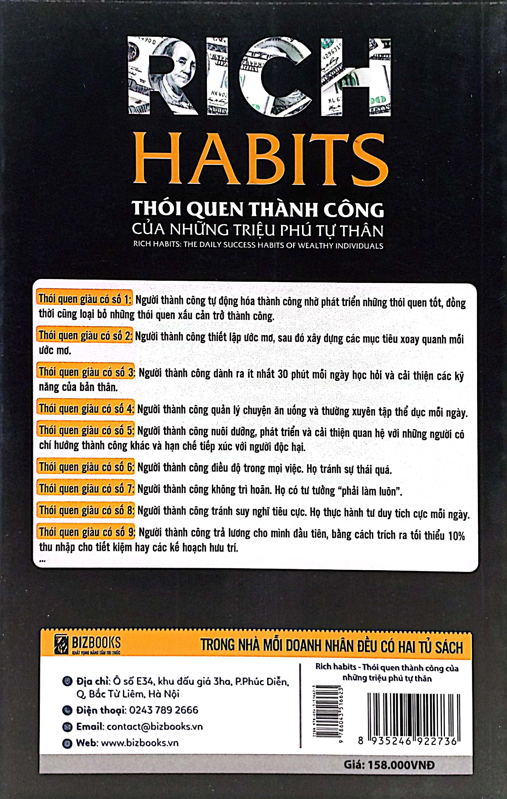 rich habits - thói quen thành công của những triệu phú tự thân