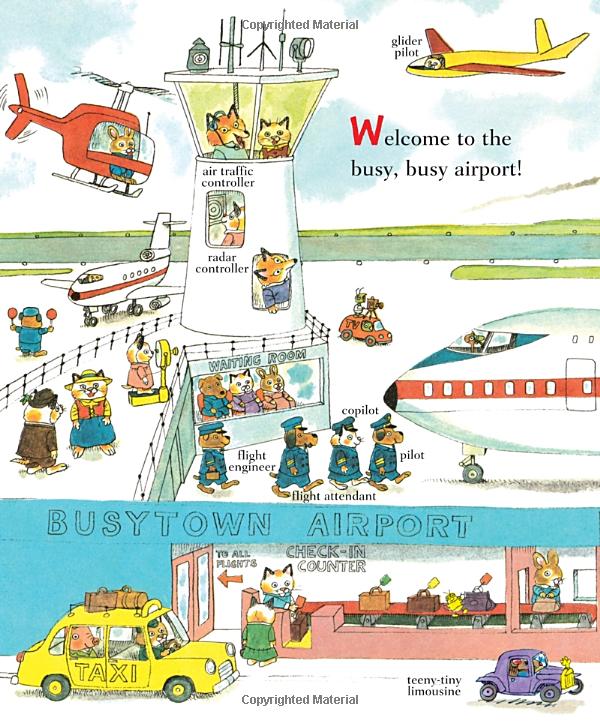 richard scarry's busy busy airport (richard scarry's busy busy board books)