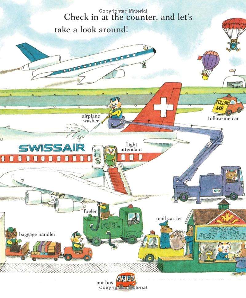richard scarry's busy busy airport (richard scarry's busy busy board books)