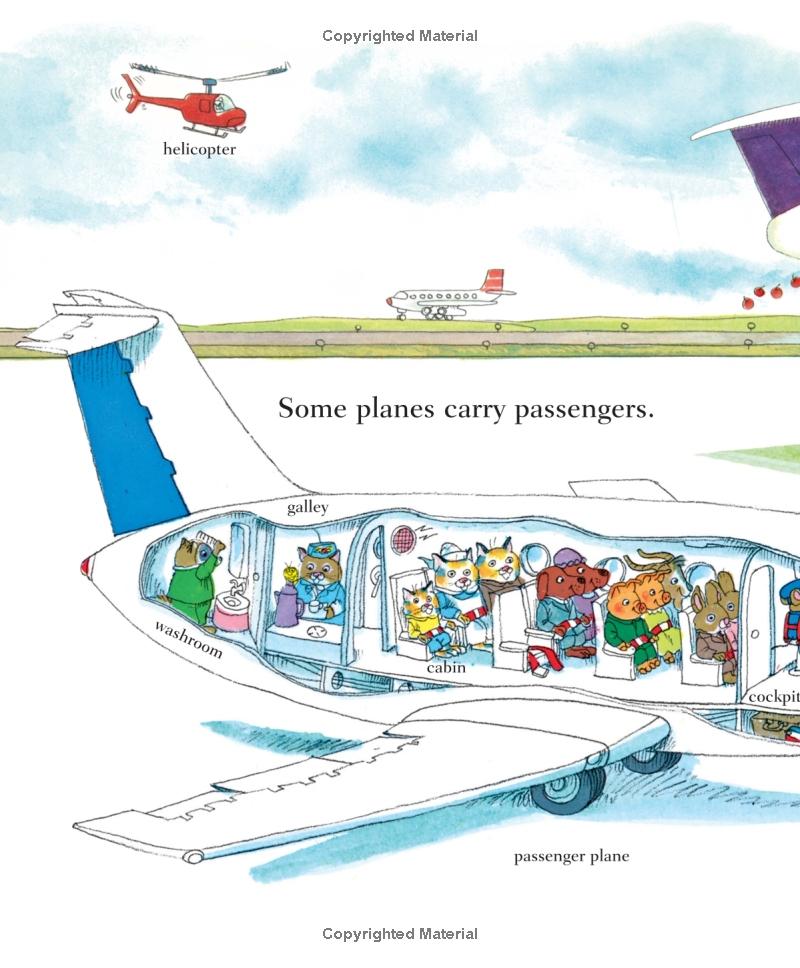 richard scarry's busy busy airport (richard scarry's busy busy board books)