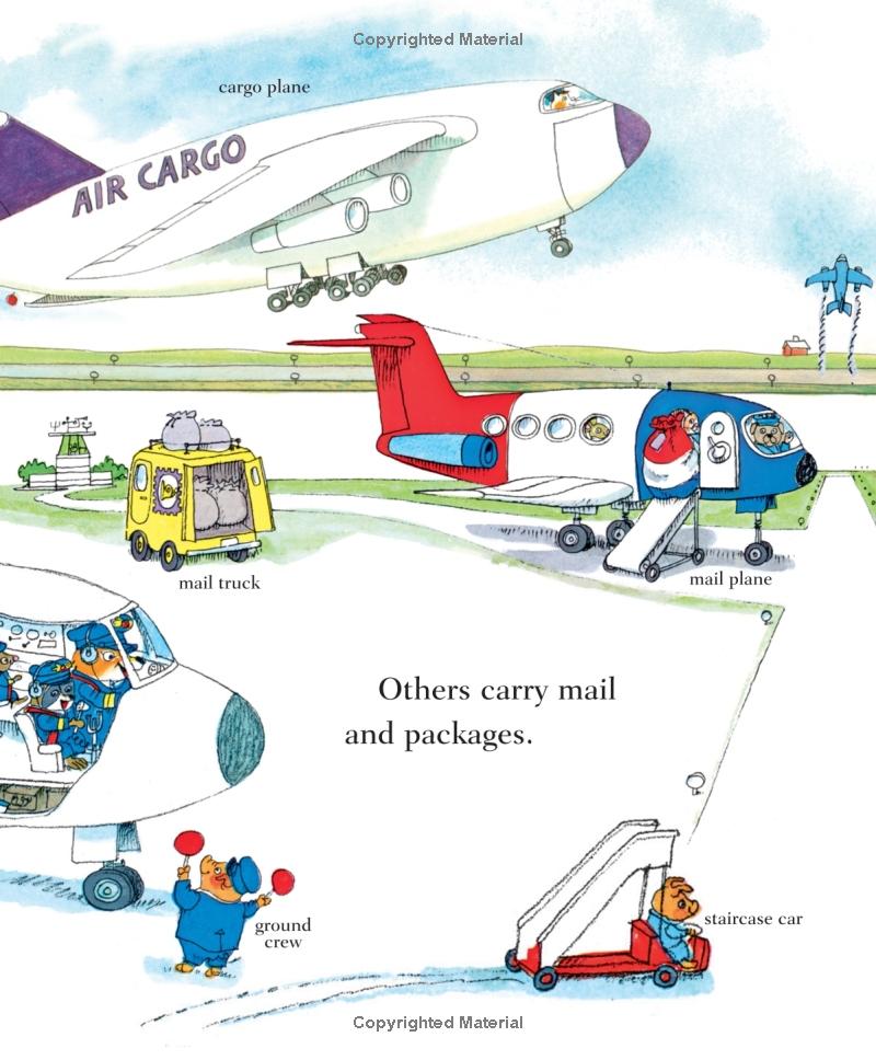 richard scarry's busy busy airport (richard scarry's busy busy board books)
