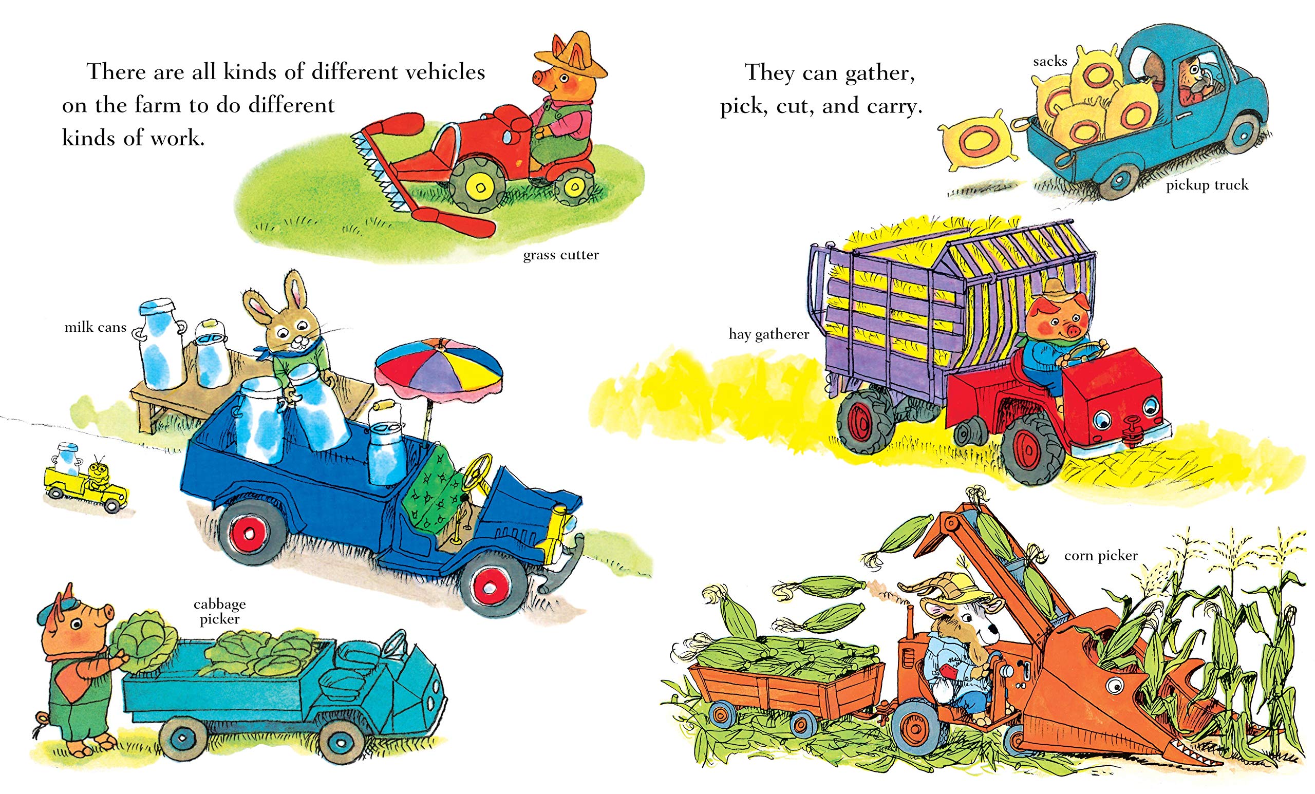 richard scarry's busy busy farm (richard scarry's busy busy board books)