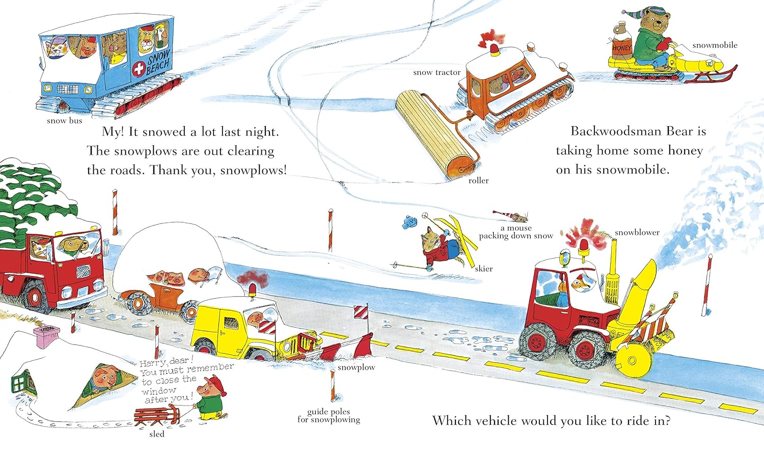 richard scarry's busy busy winter