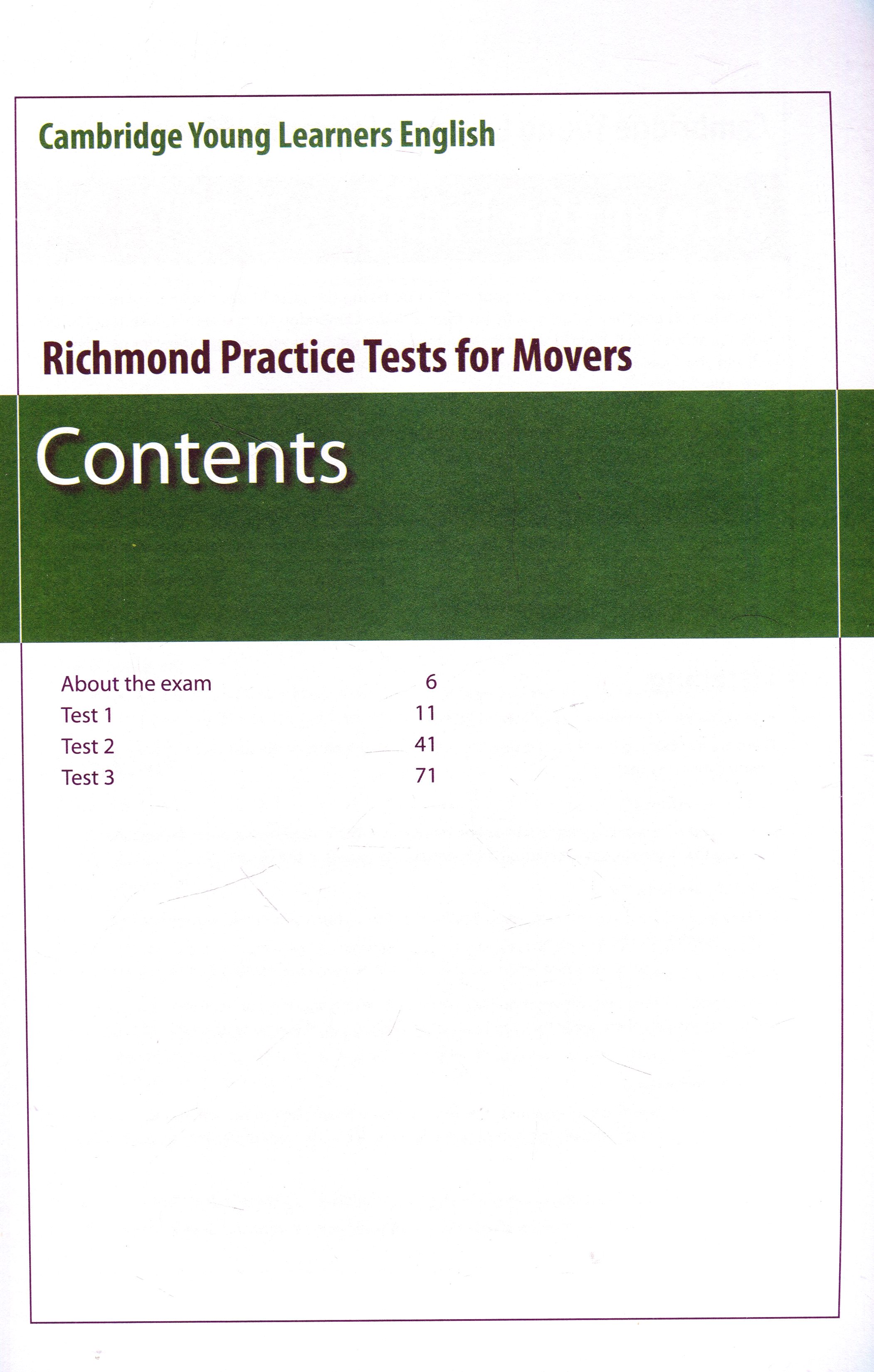 richmond practice tests movers