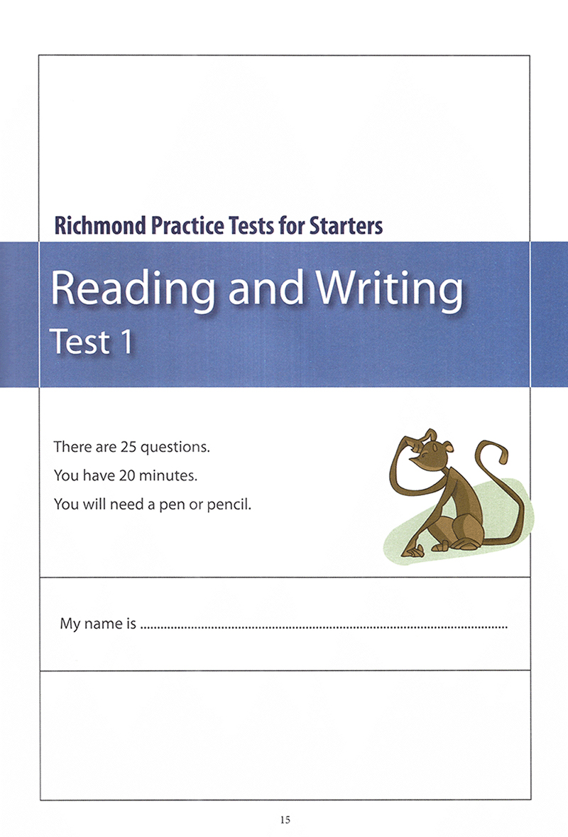 richmond practice tests starers