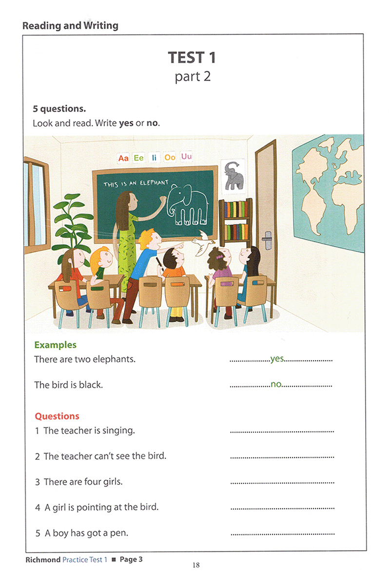 richmond practice tests starers