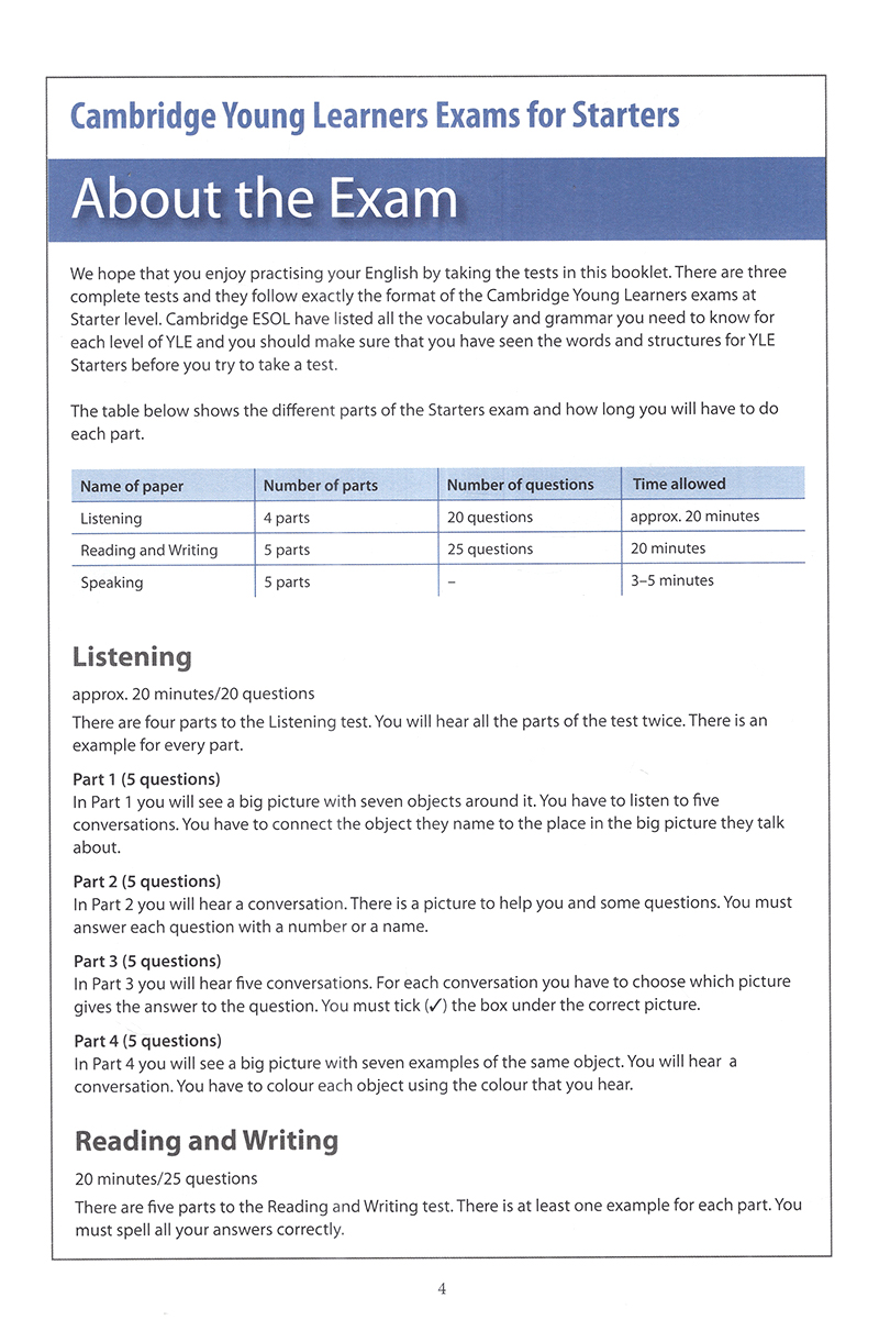 richmond practice tests starers