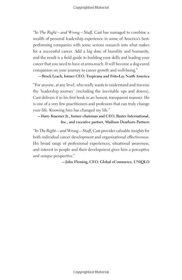 right and wrong stuff: how brilliant careers are made and unmade (international)