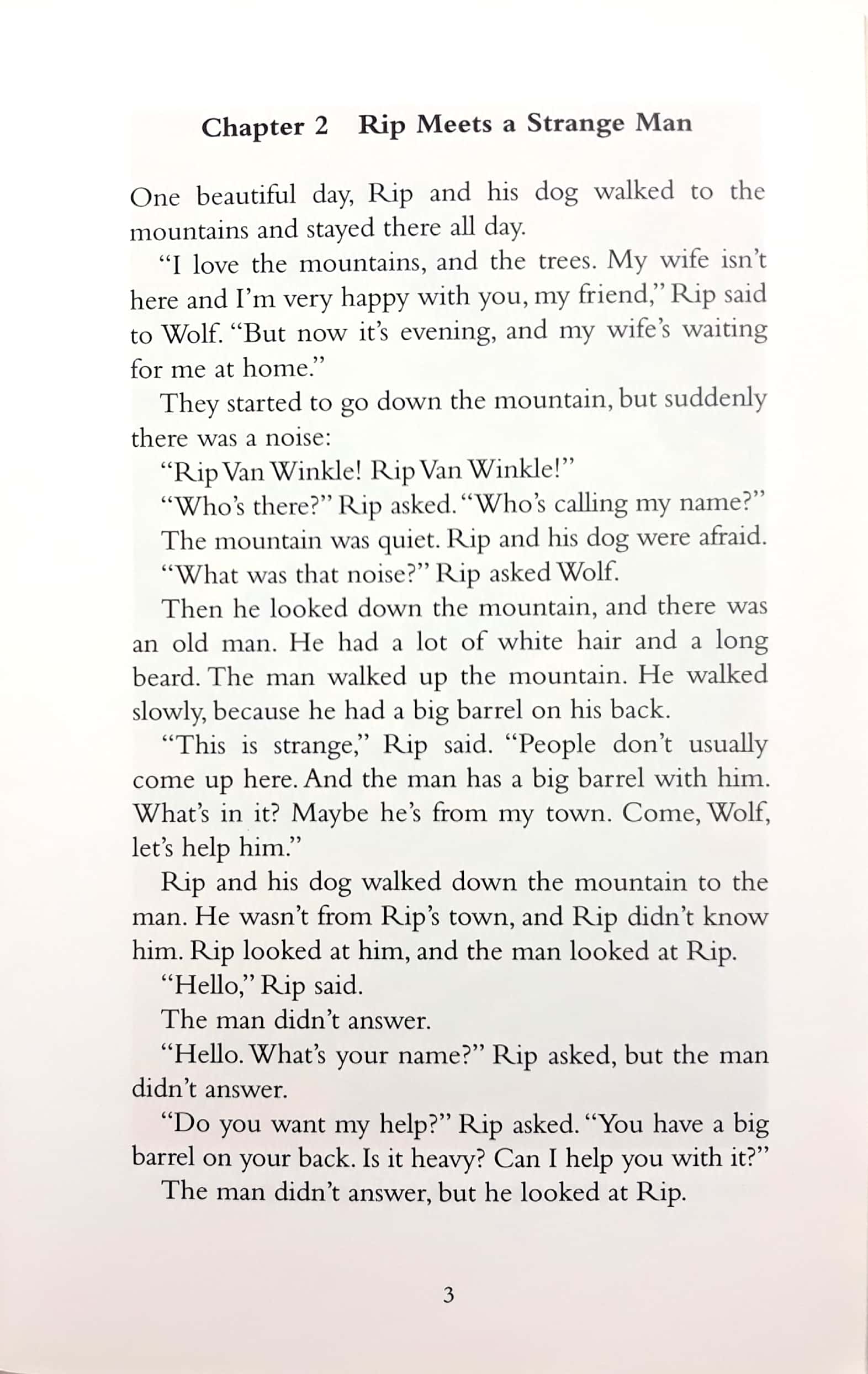 rip van winkle and the legend of sleepy hollow: level 1