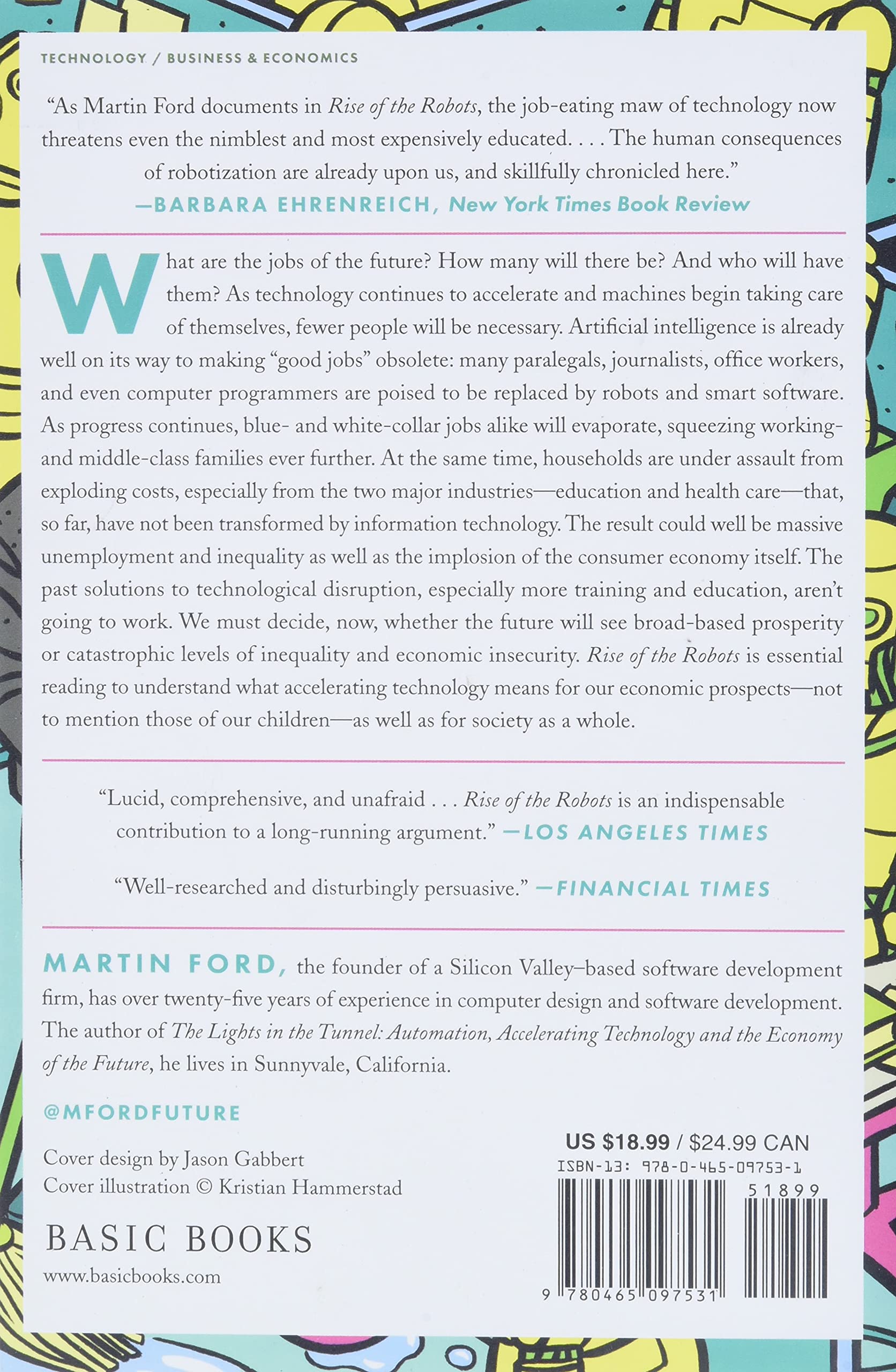 rise of the robots: technology and the threat of a jobless future