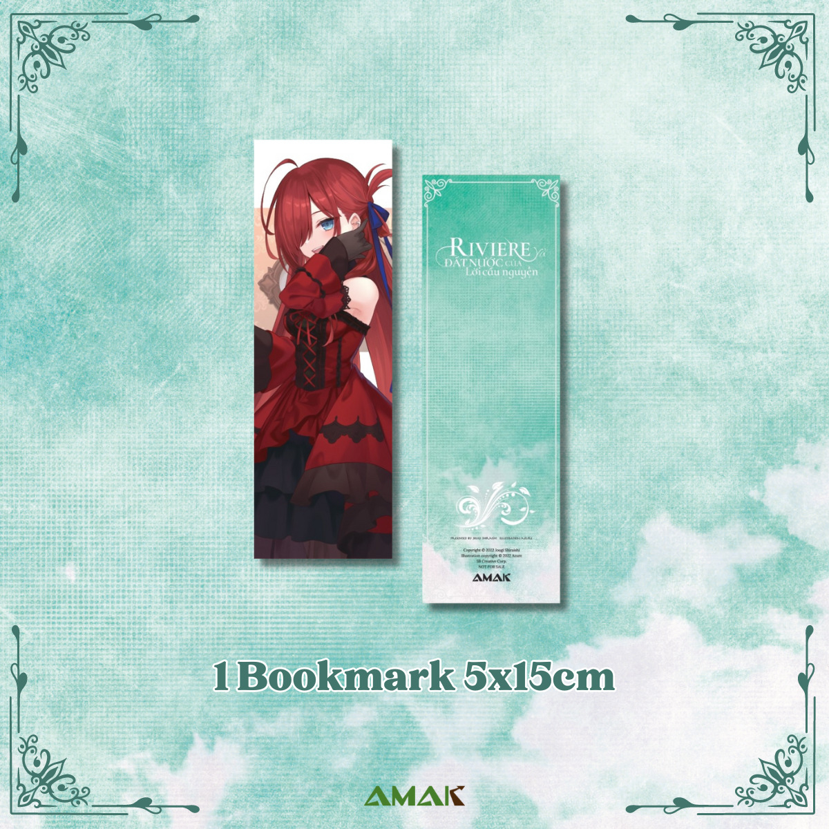 riviere và đất nước của lời cầu nguyện - tập 1 - riviere and the nation of the prayer - tặng kèm 1 bookmark + 1 postcard hai mặt + 3 card bo góc nhũ ngọc trai + 1 photostrip