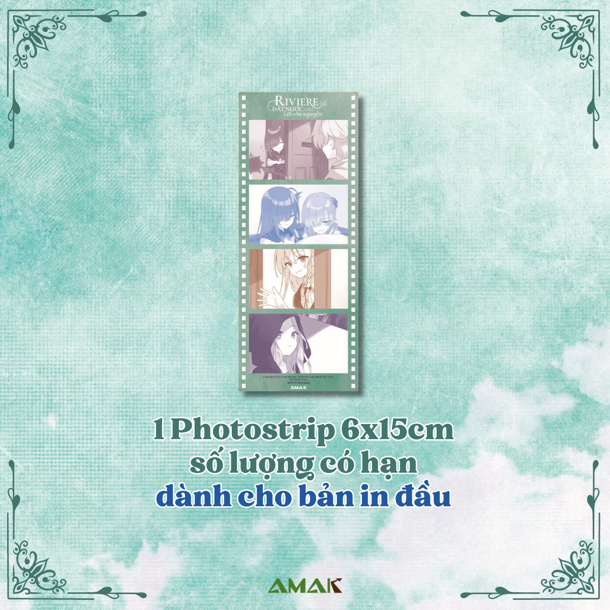 riviere và đất nước của lời cầu nguyện - tập 1 - riviere and the nation of the prayer - tặng kèm 1 bookmark + 1 postcard hai mặt + 3 card bo góc nhũ ngọc trai + 1 photostrip