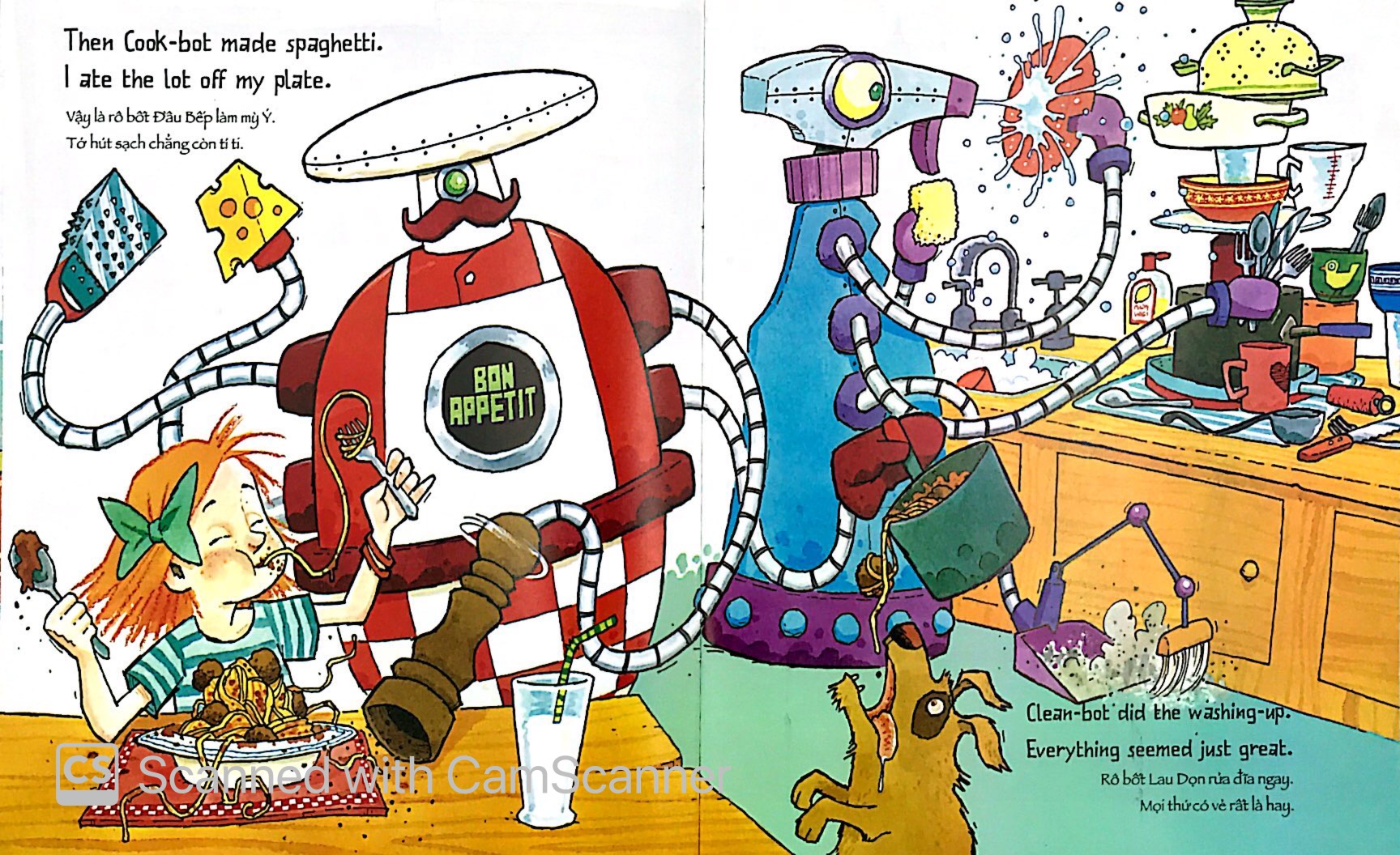 rô bốt rồn-rột!