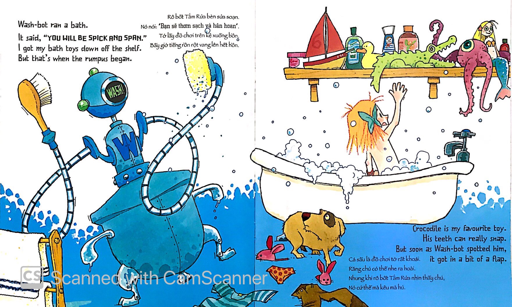 rô bốt rồn-rột!