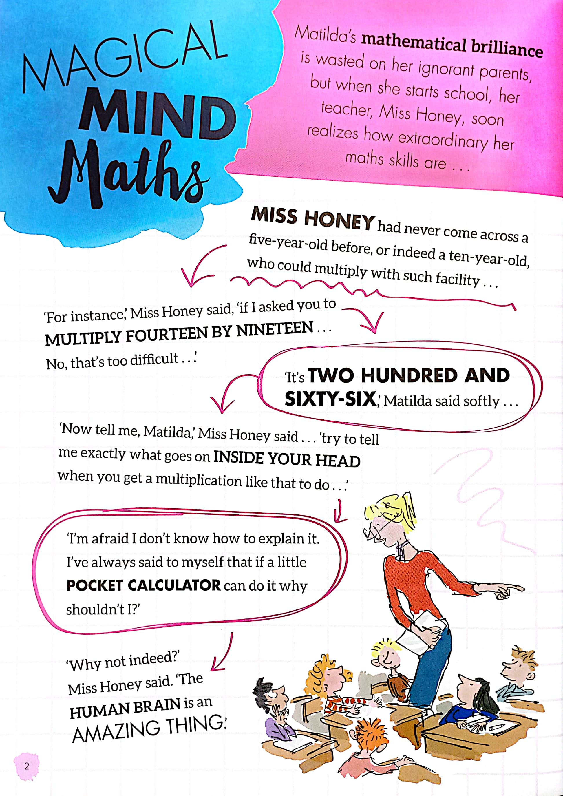 roald dahl's matilda's how to be a genius: brilliant tricks to bamboozle grown-ups