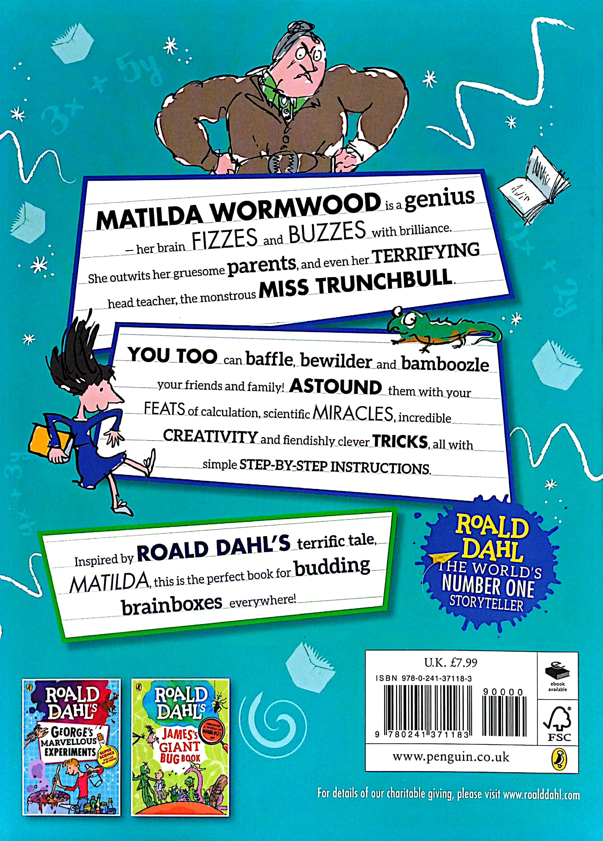 roald dahl's matilda's how to be a genius: brilliant tricks to bamboozle grown-ups