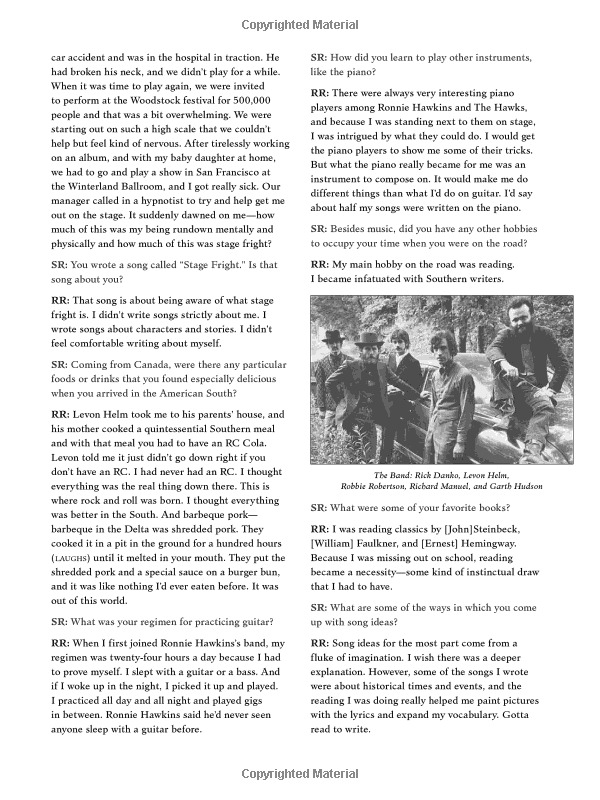 rock and roll highway: the robbie robertson story