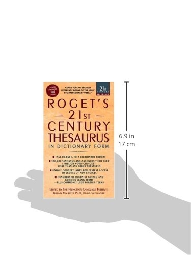roget's 21st thesaurus 3rd edition: in dictionary form (21st century reference)