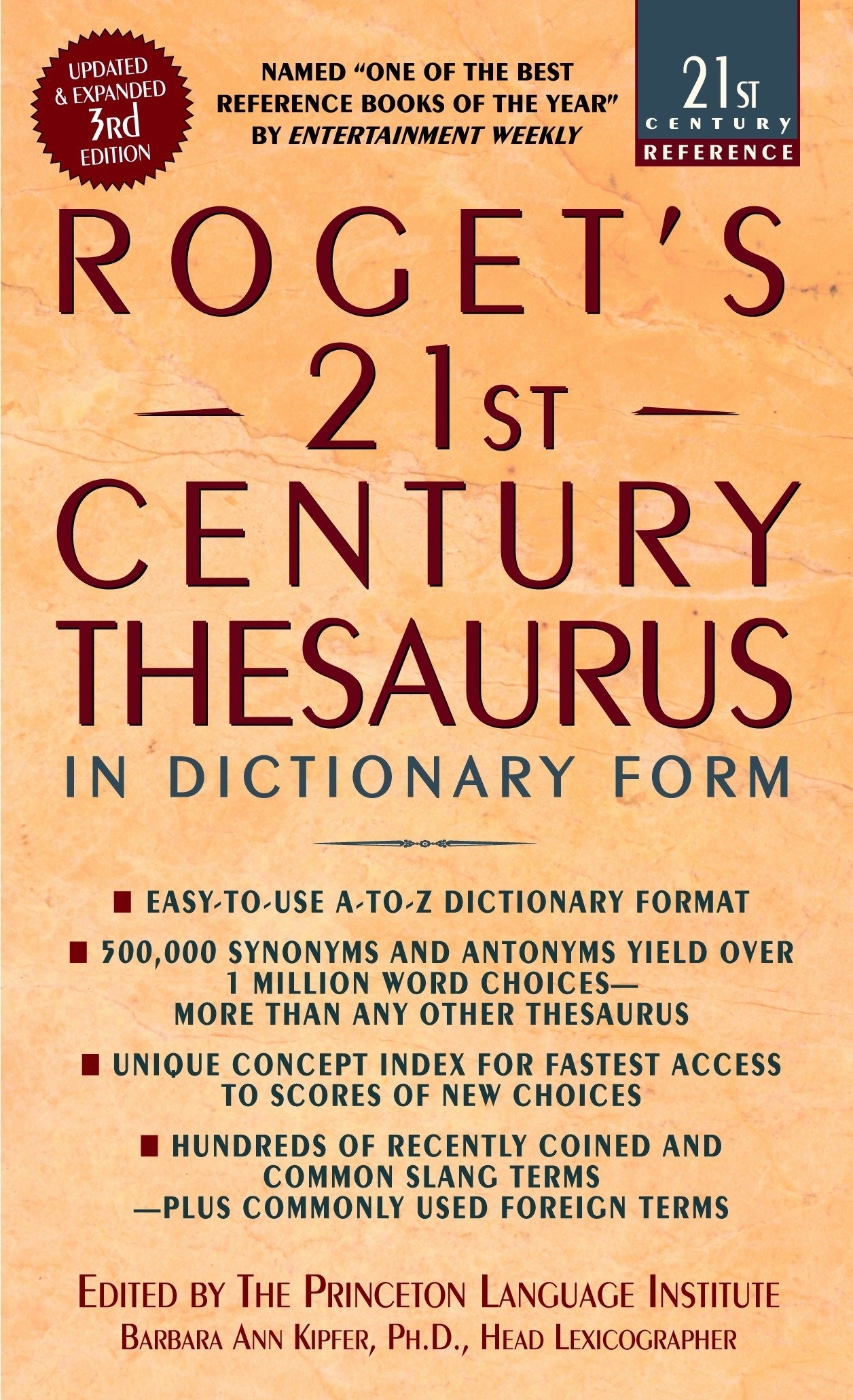 roget's 21st thesaurus 3rd edition: in dictionary form (21st century reference)