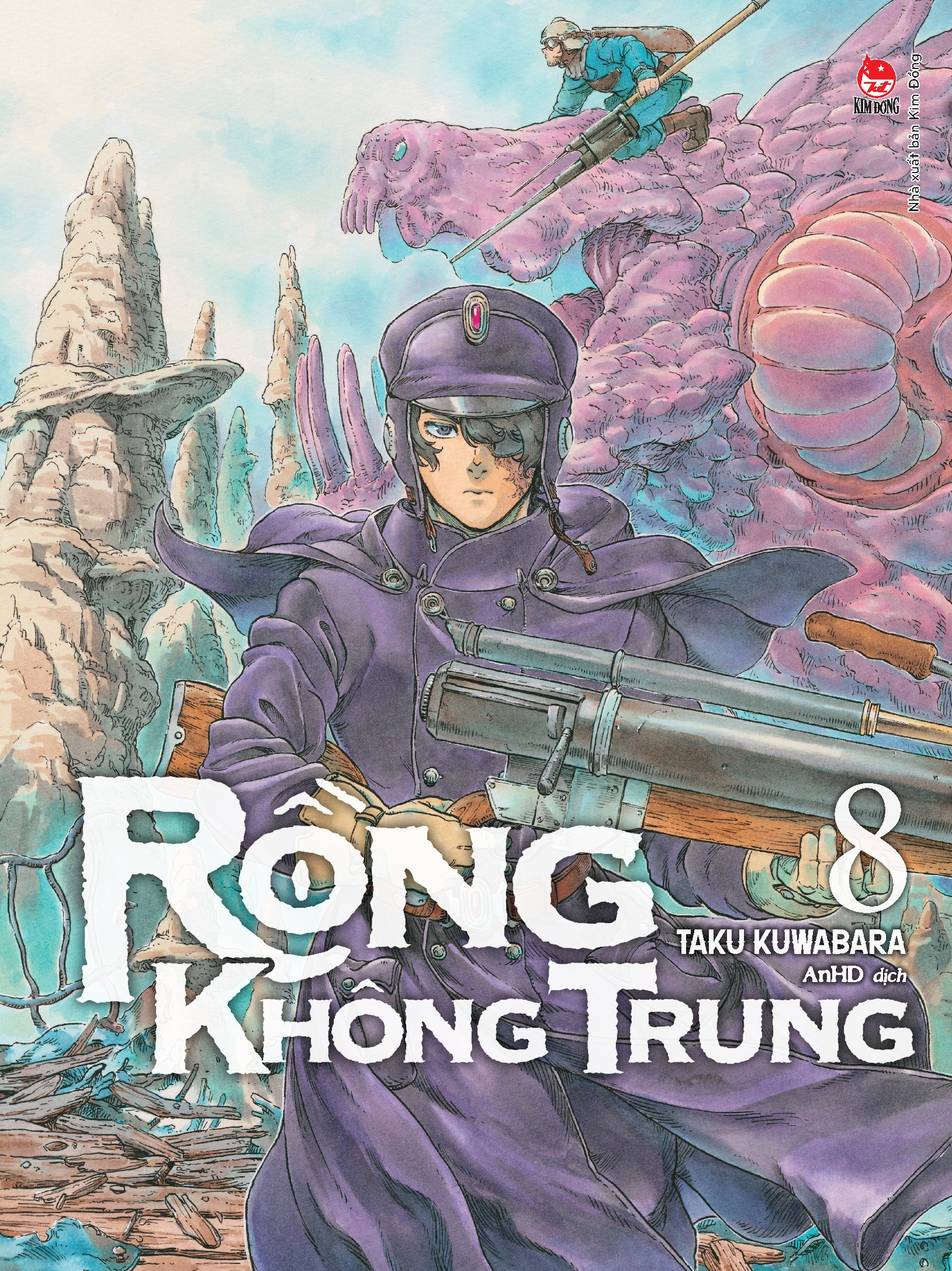 rồng không trung - tập 8 - tặng kèm postcard