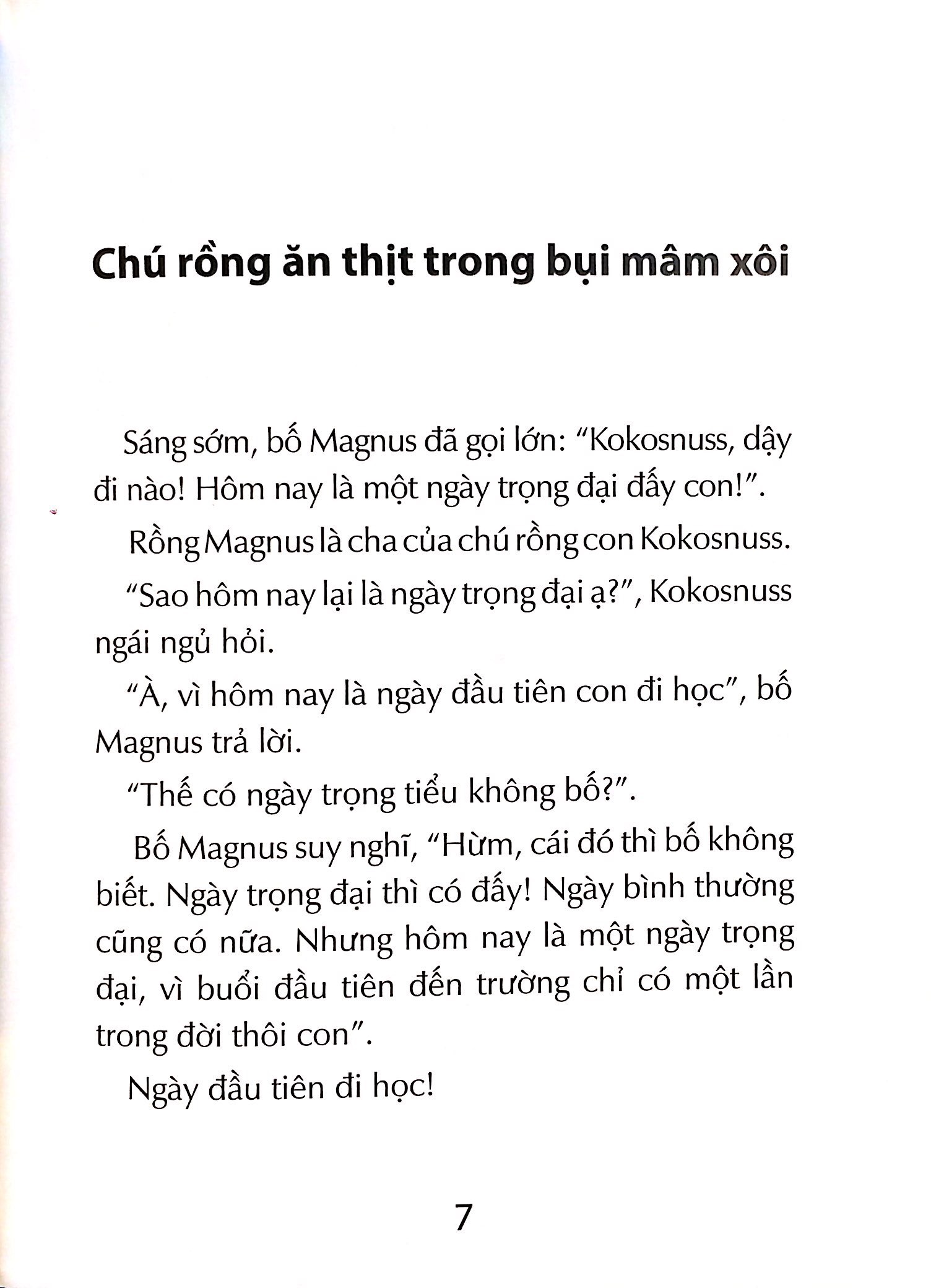 rồng kokosnuss phiêu lưu kí - trường học của loài rồng lửa