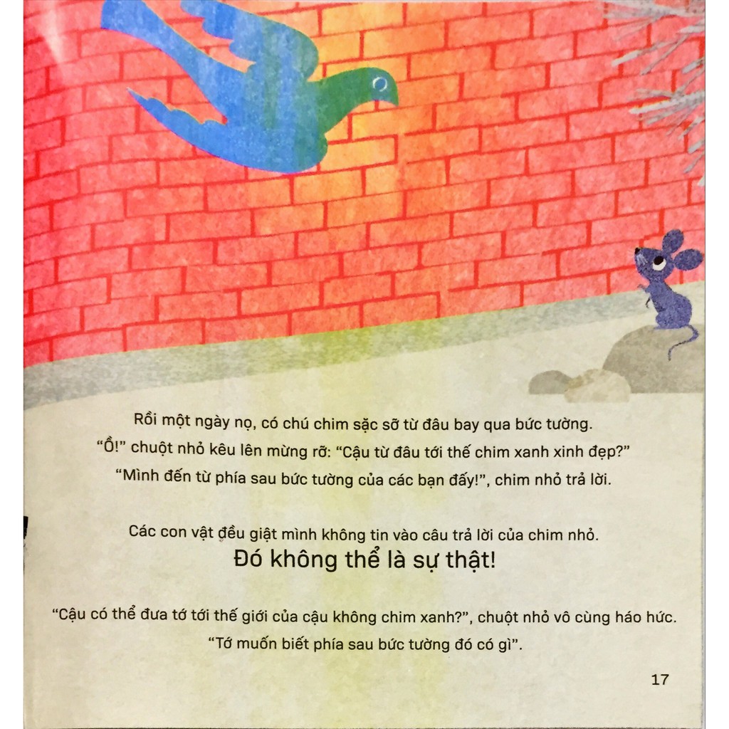 rộng mở trái tim - chuột nhỏ bay qua tường đỏ