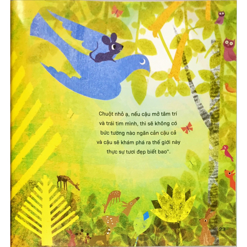 rộng mở trái tim - chuột nhỏ bay qua tường đỏ