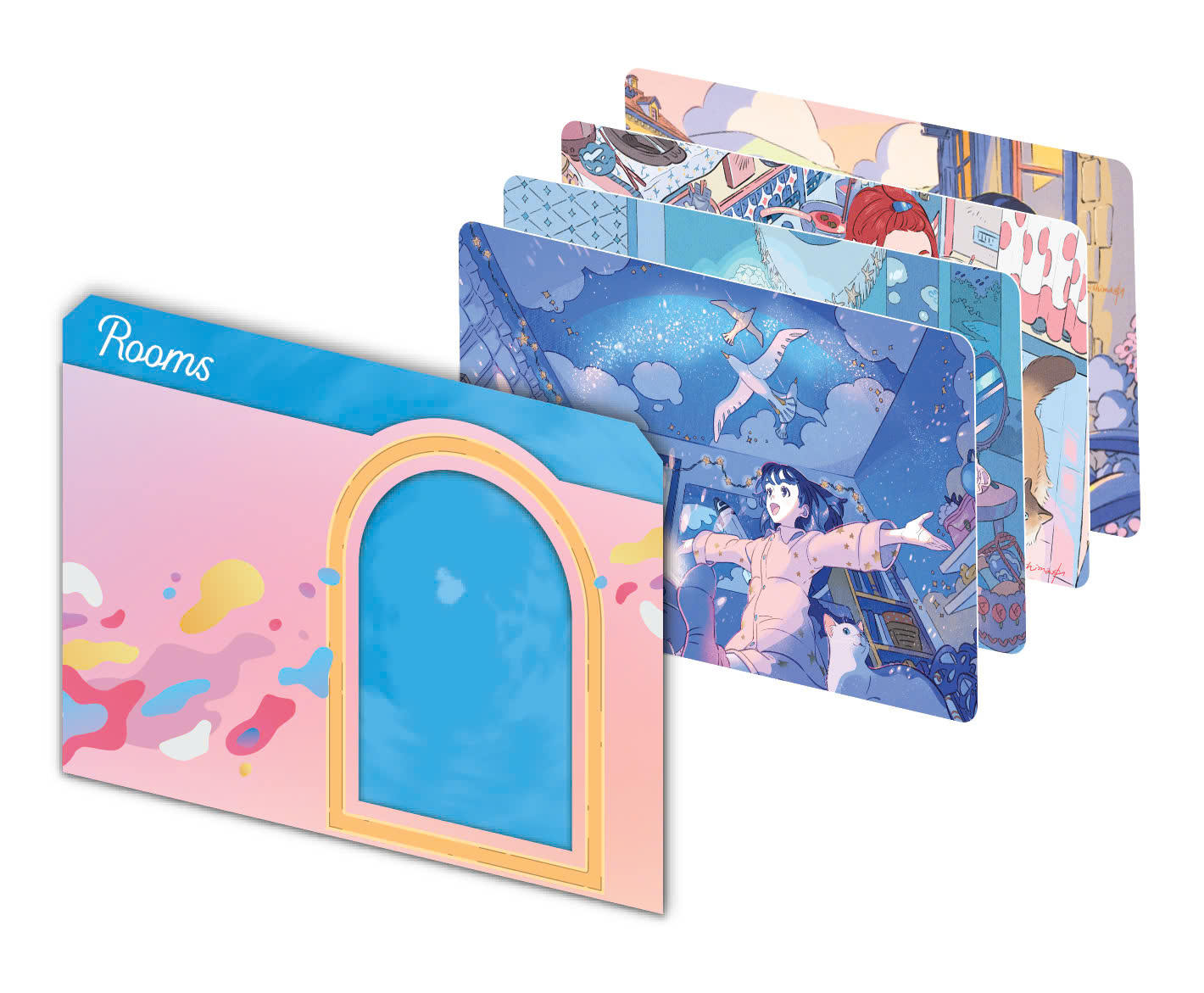 rooms - tuyển tập tranh minh họa và truyện tranh - bản đặc biệt - tặng kèm set card