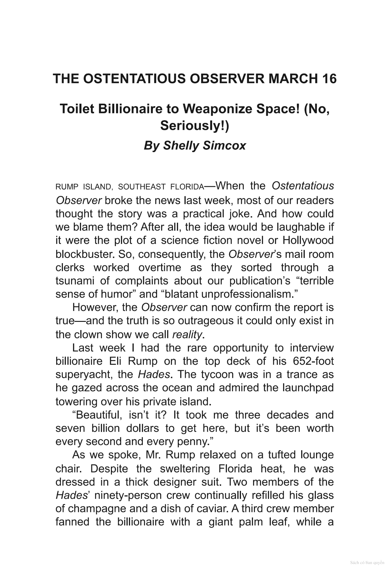 Roswell Johnson Saves The World!