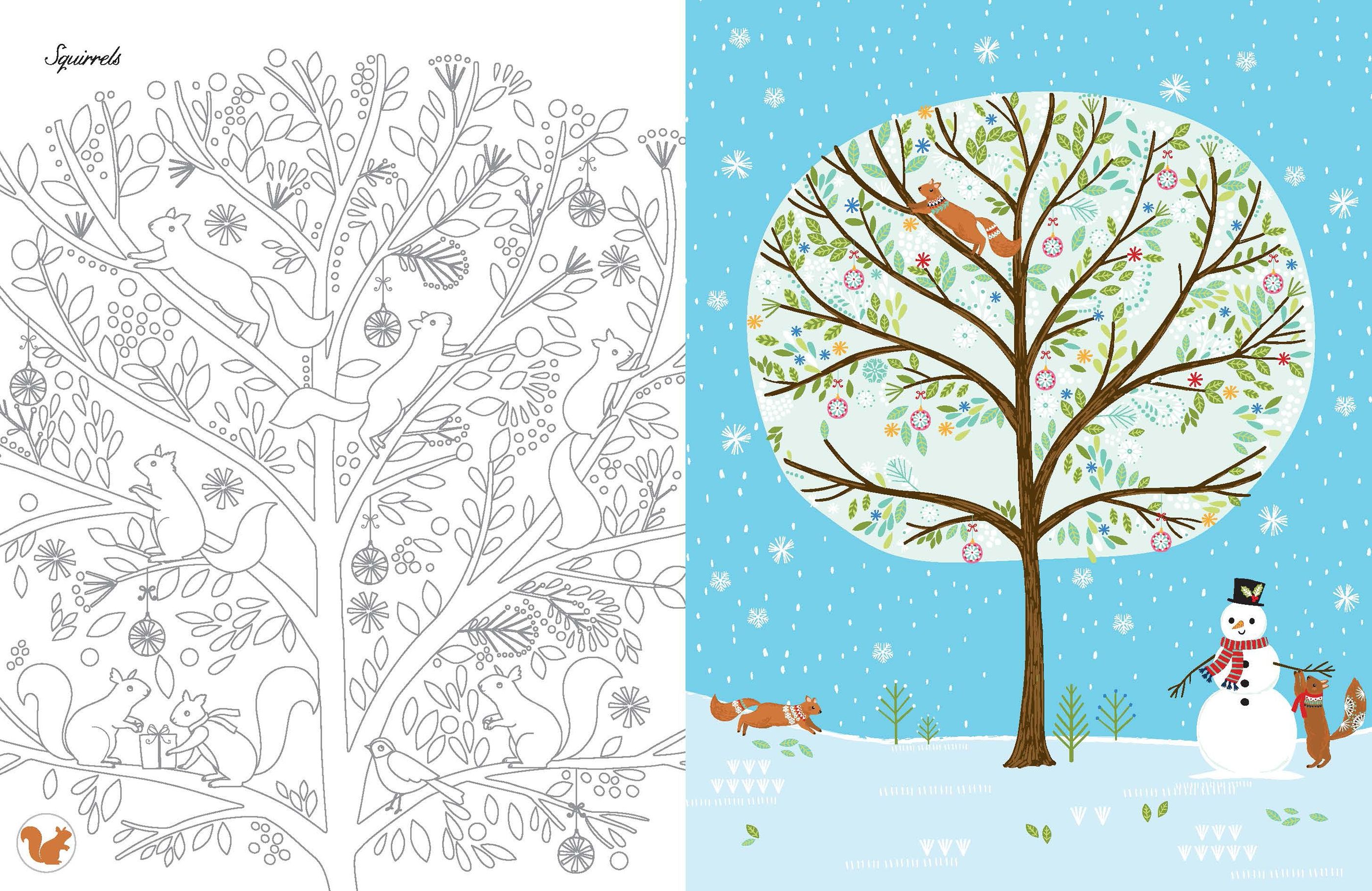 rub-down transfer book: christmas